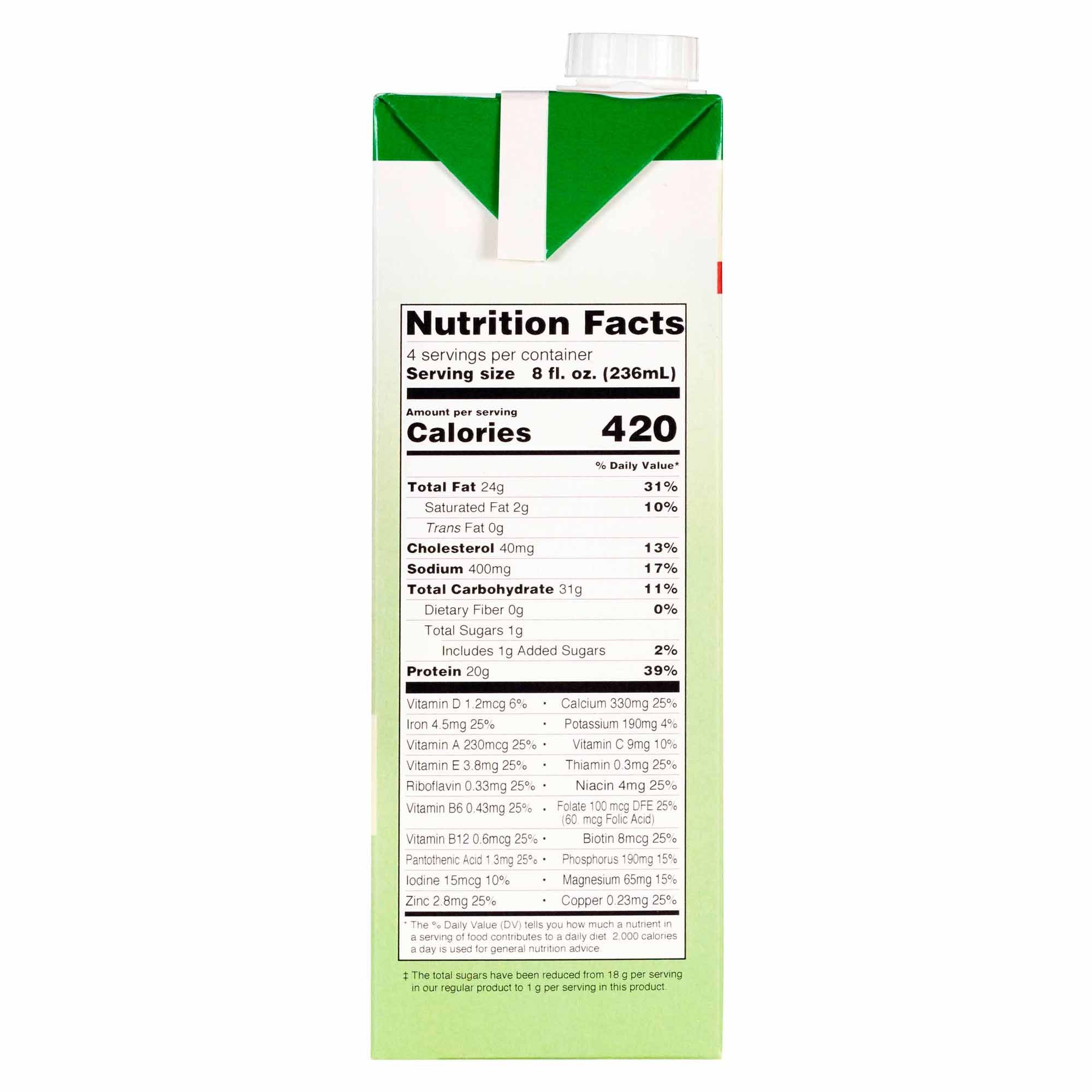 Oral Supplement Med Pass® Reduced Sugar Vanilla Flavor Liquid 32 oz. Carton - image 5