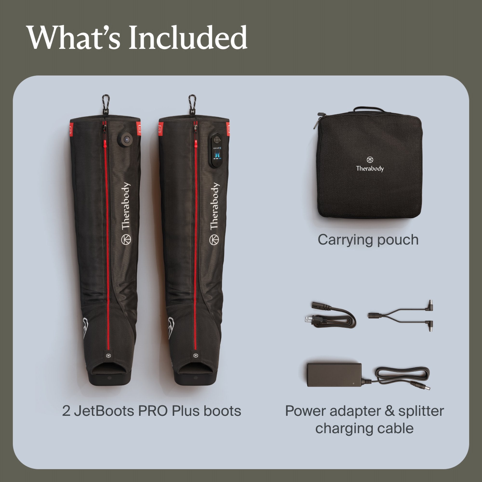 Compression Massage Garment & Control Unit RecoveryAir PRO JetBoots Regular Outseam: 31-1/2 to 37-1/2 Inch / Thigh Circumference: Up to 31-1/2 Inch - image 4