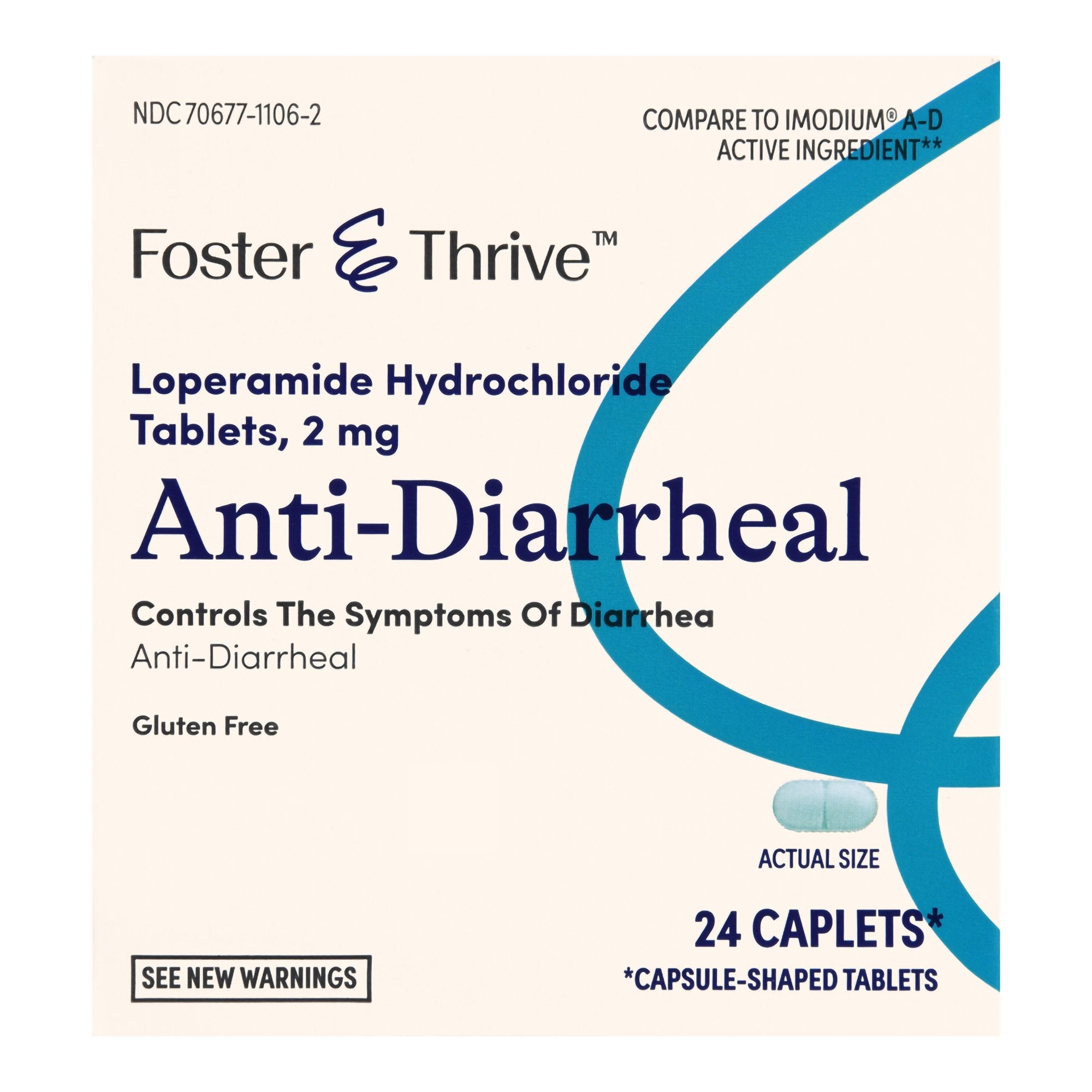 Foster & Thrive™ Anti-Diarrheal Loperamide HCl 2 mg Caplets