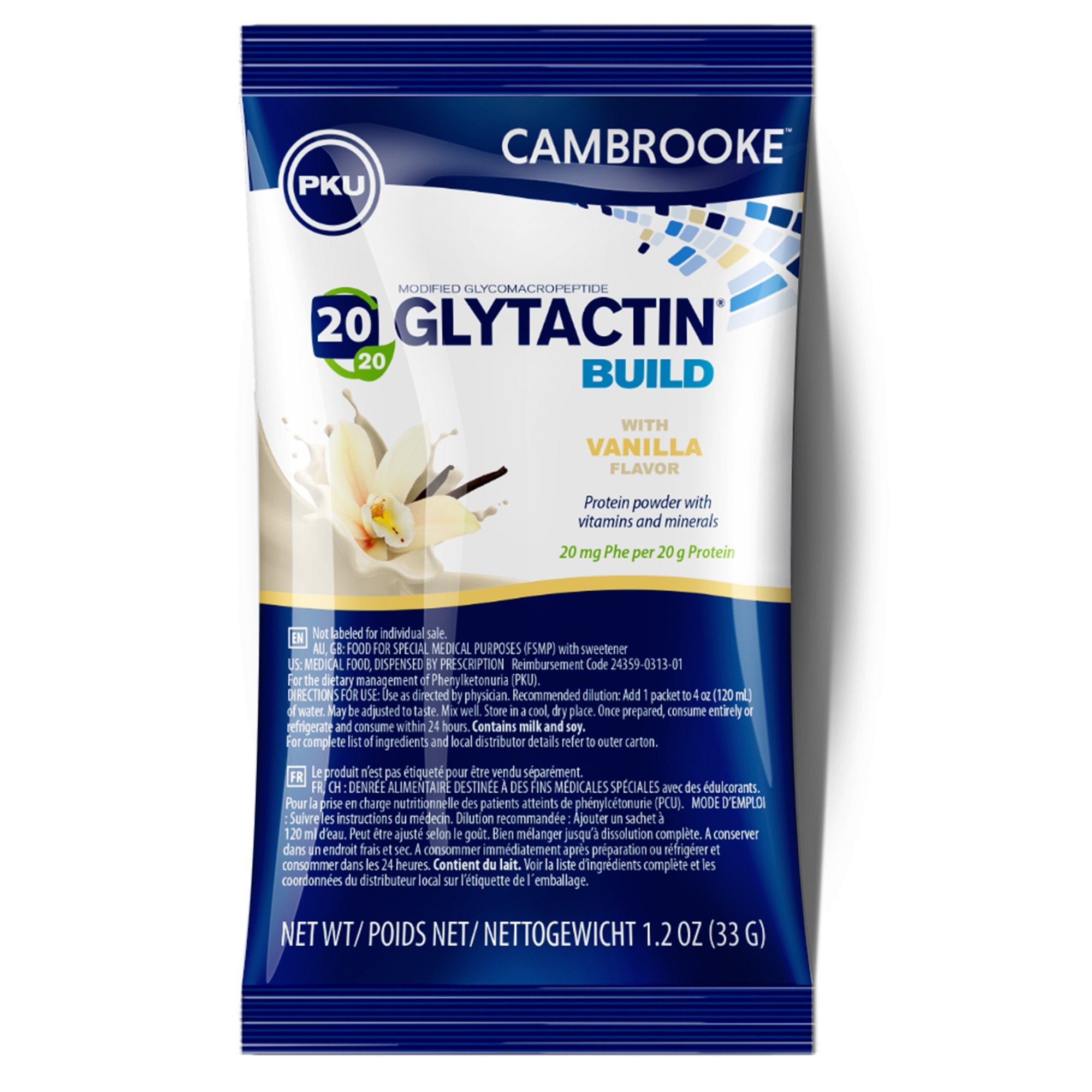 Glytactin® Build 20/20 GMP for the Dietary Management of PKU, Vanilla