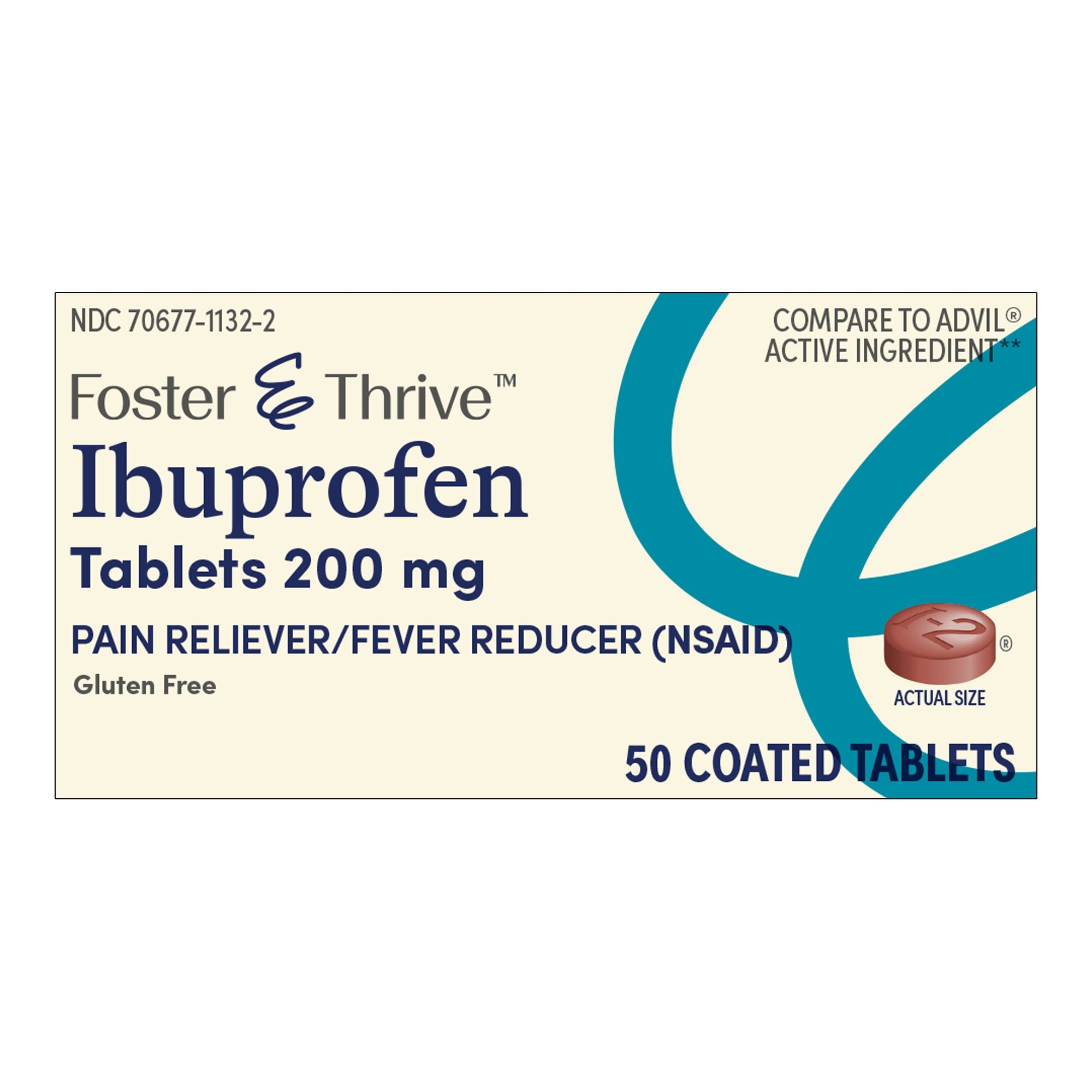 Foster & Thrive™ Ibuprofen 200 mg Coated Tablets