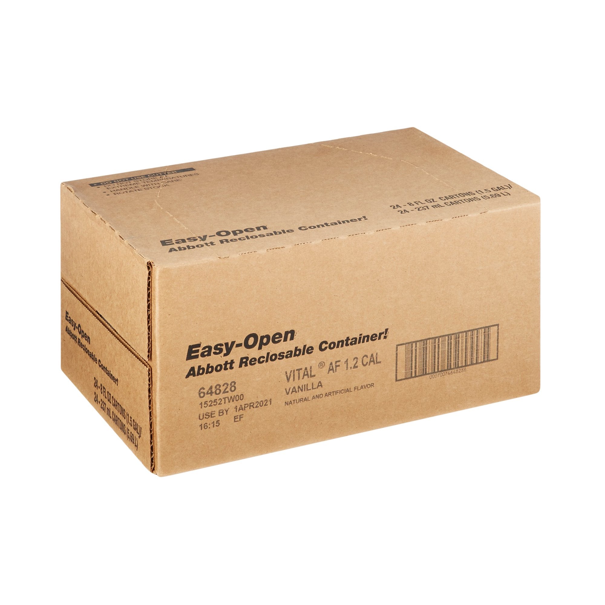 Oral Supplement Vital® AF 1.2 Cal Vanilla Flavor Liquid 8 oz. Reclosable Carton - image 4