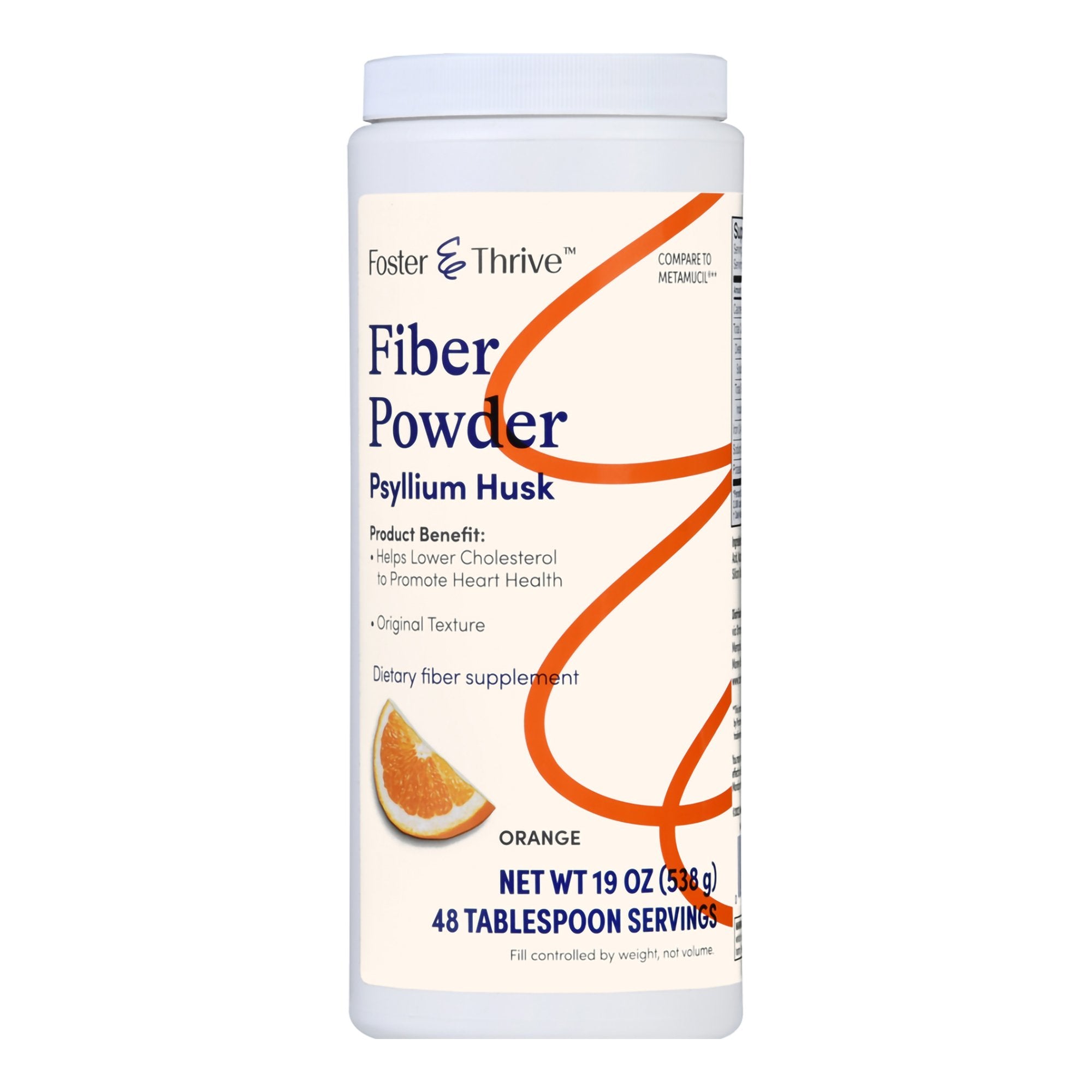 Foster & Thrive™ Fiber Powder Original Texture Orange