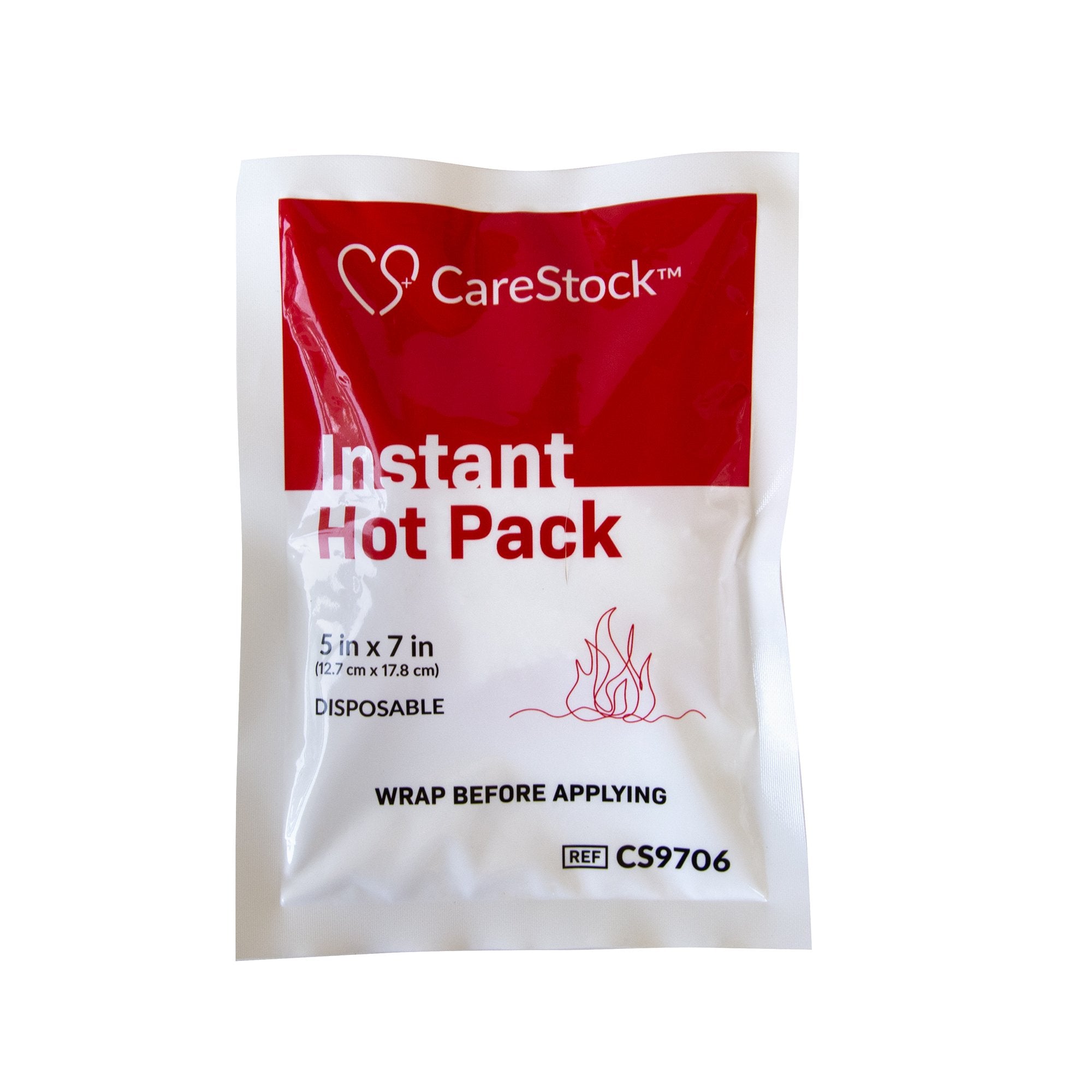 CareStock™ Instant Hot Pack, 5 x 7 Inch