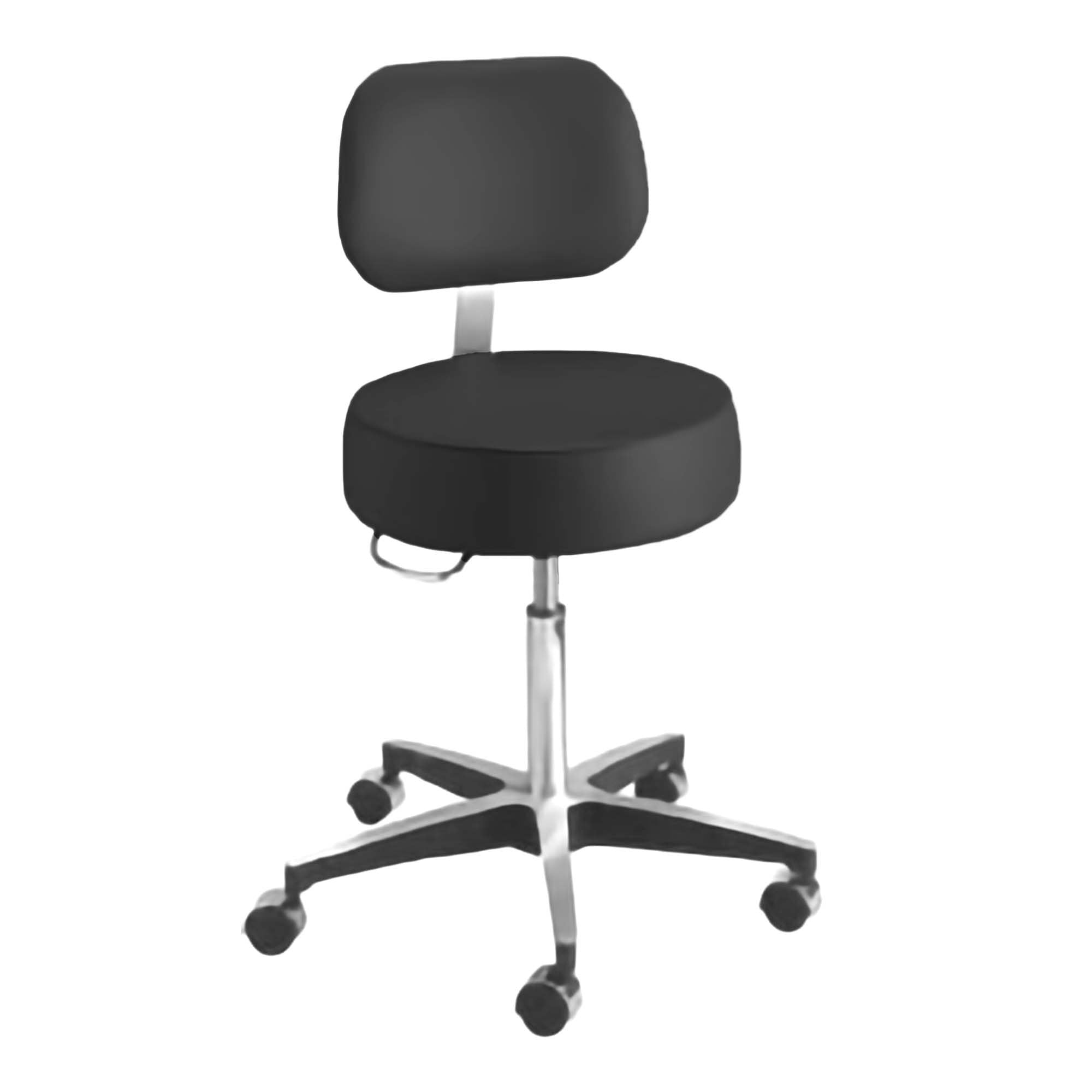 McKesson Pneumatic Exam Stool with Backrest