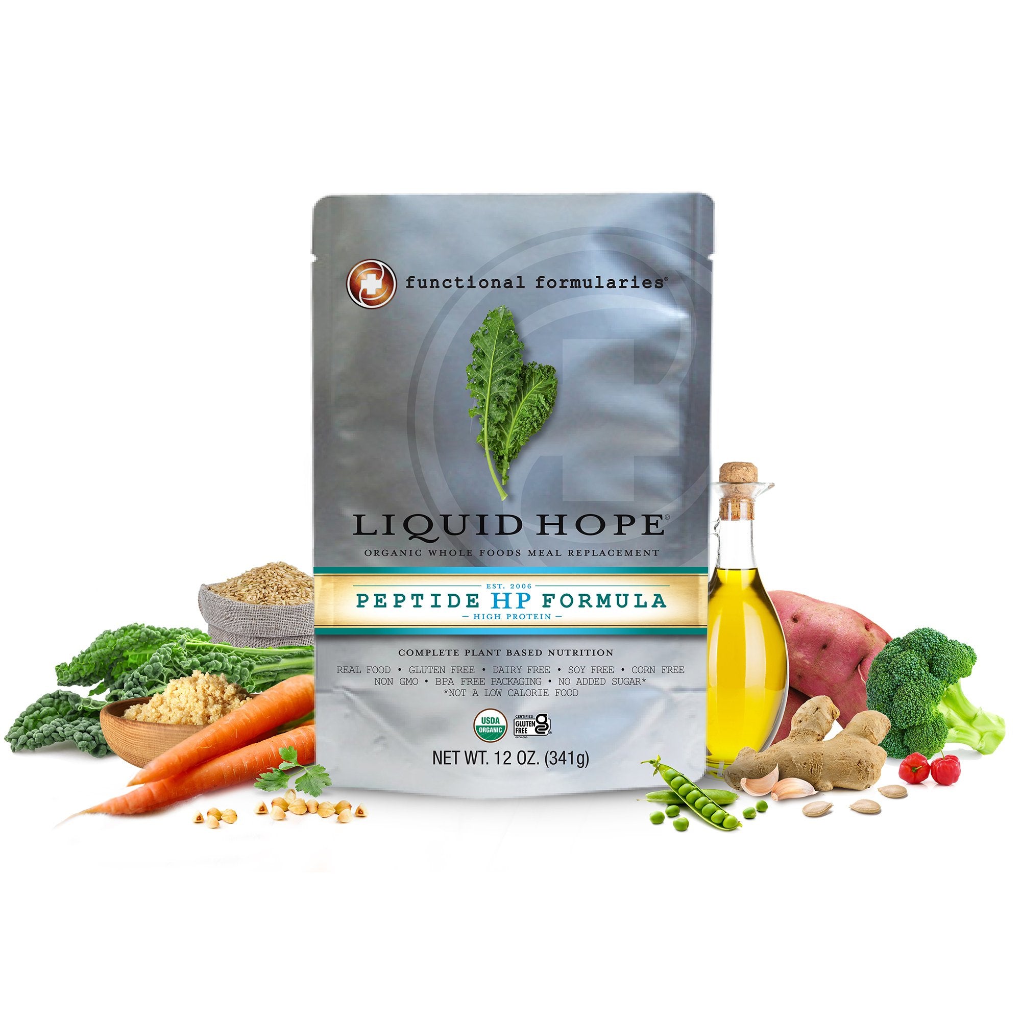 Oral Supplement Liquid Hope® Peptide HP Formula Unflavored Liquid 12 oz. Pouch - image 3