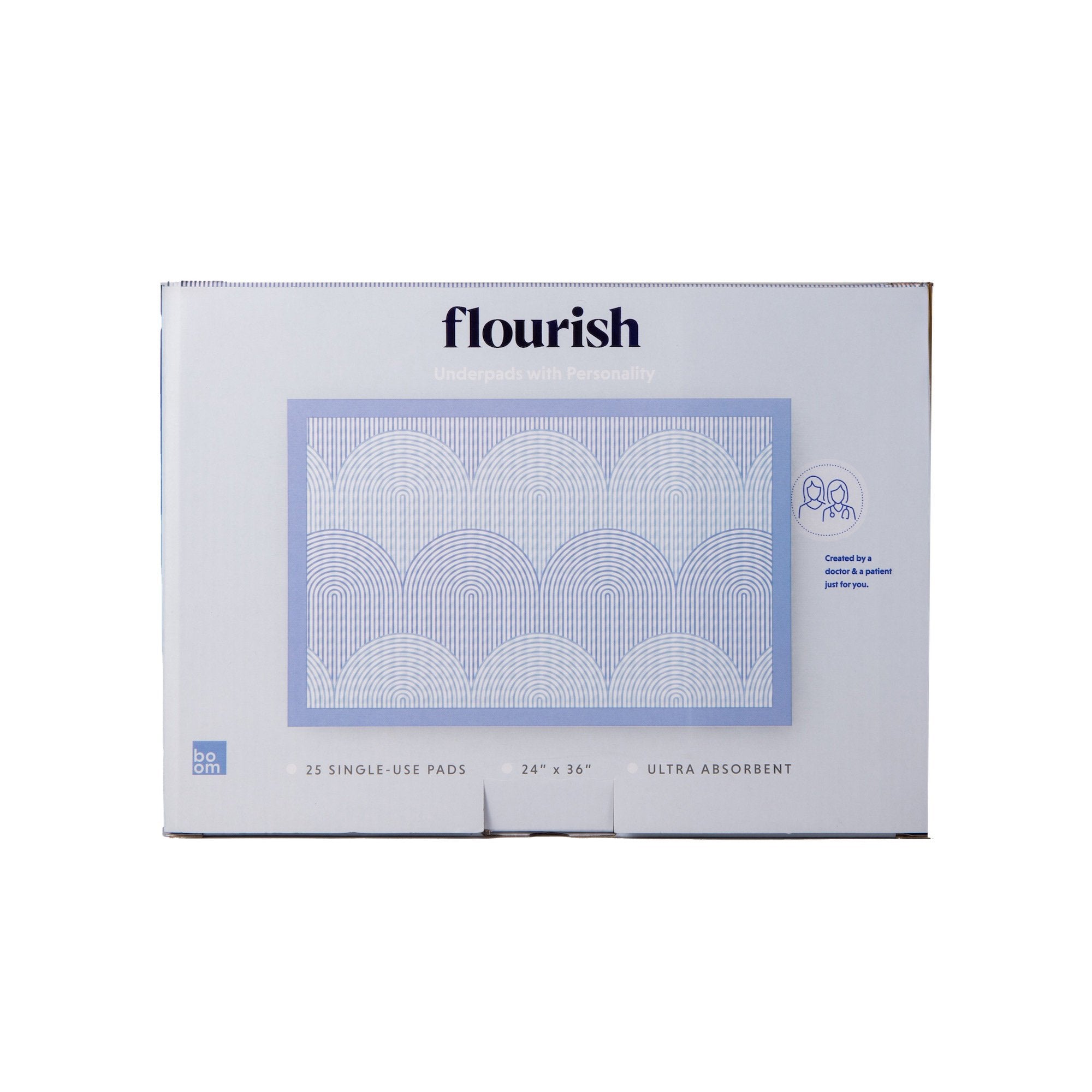 Disposable Underpad Flourish 24 X 36 Inch Fluff Light Absorbency - image 2