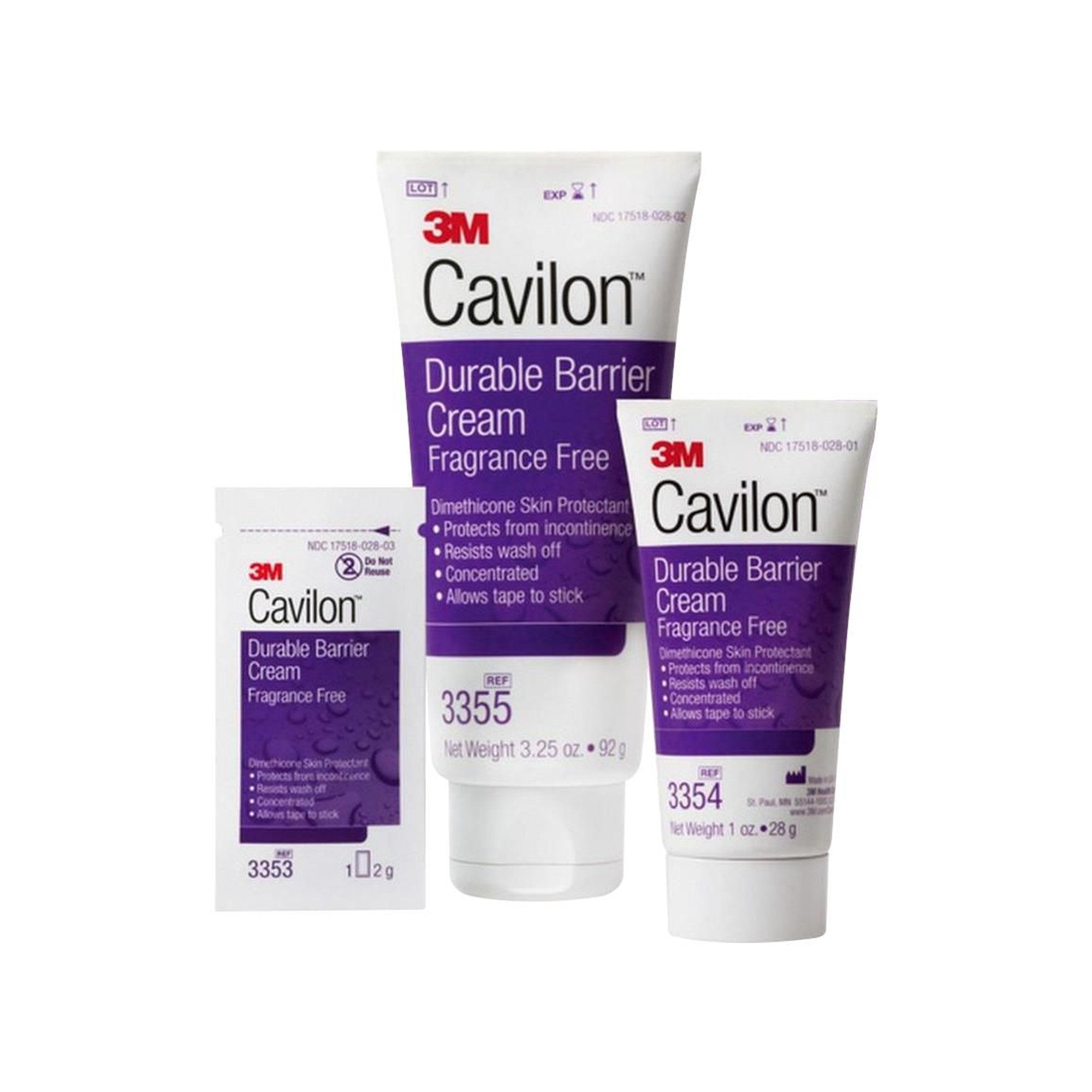 Skin Protectant 3M™ Cavilon™ 1 oz. Tube Unscented Cream CHG Compatible - image 2