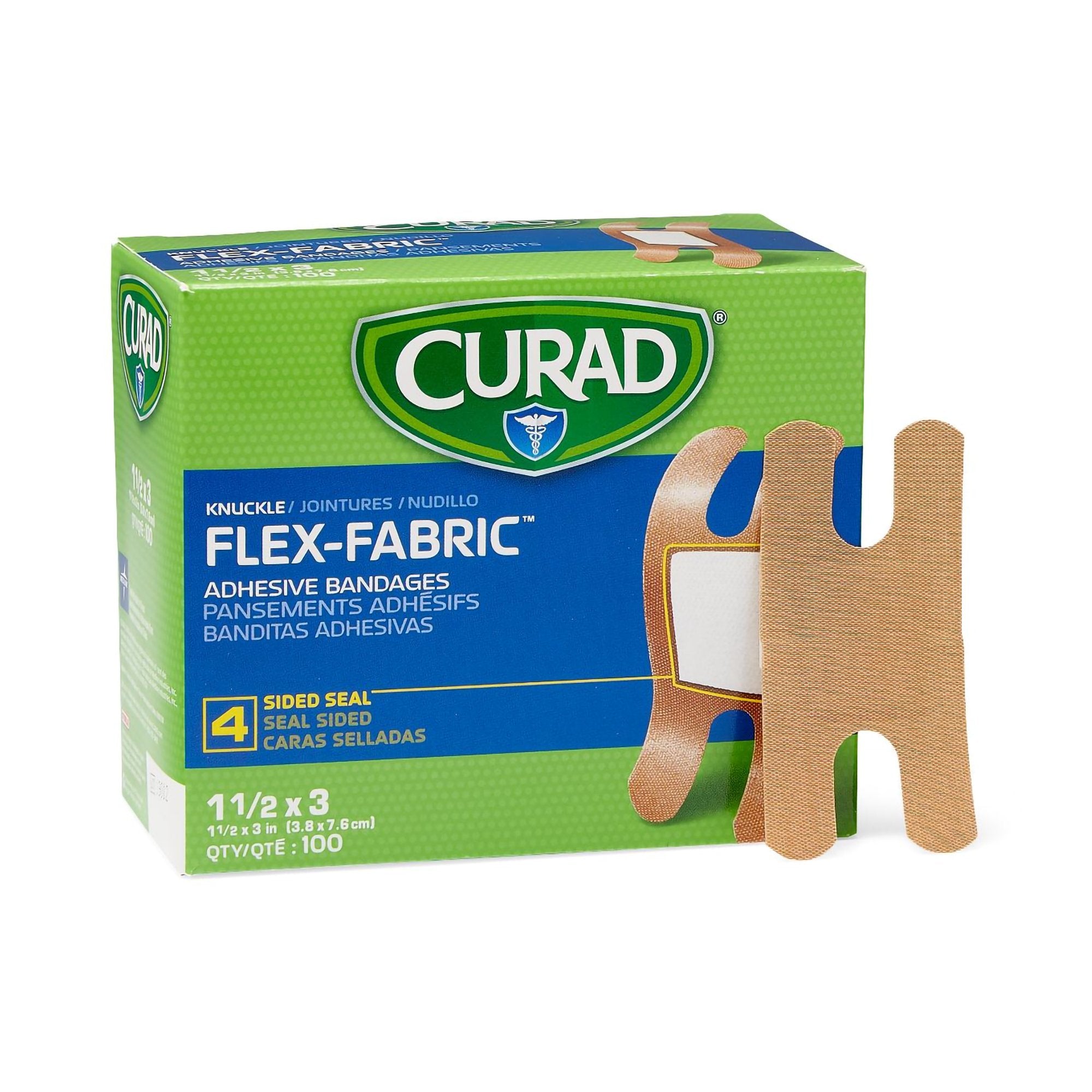 Adhesive Strip Comfort Cloth® Fabric Tan 1-1/2 X 3 Inch Sterile