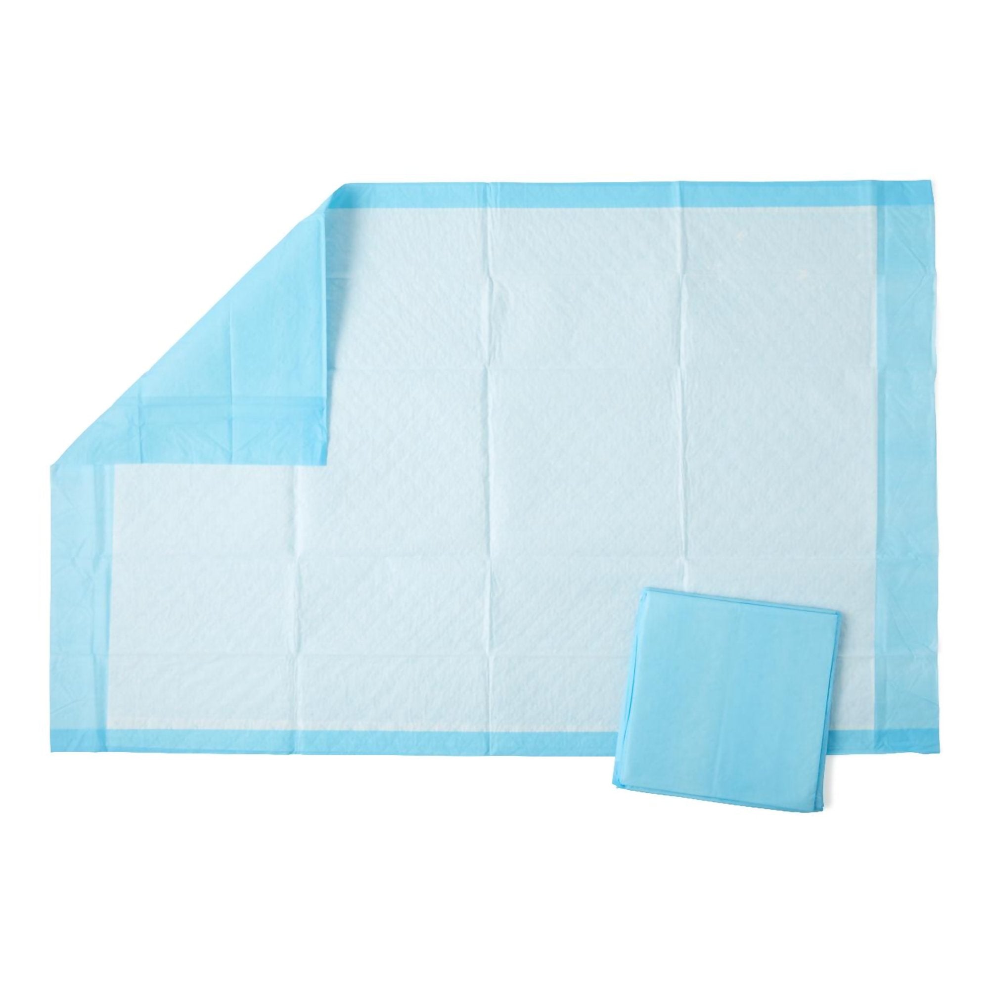 Disposable Underpad Protection Plus® 23 X 36 Inch Fluff / Polymer Light Absorbency