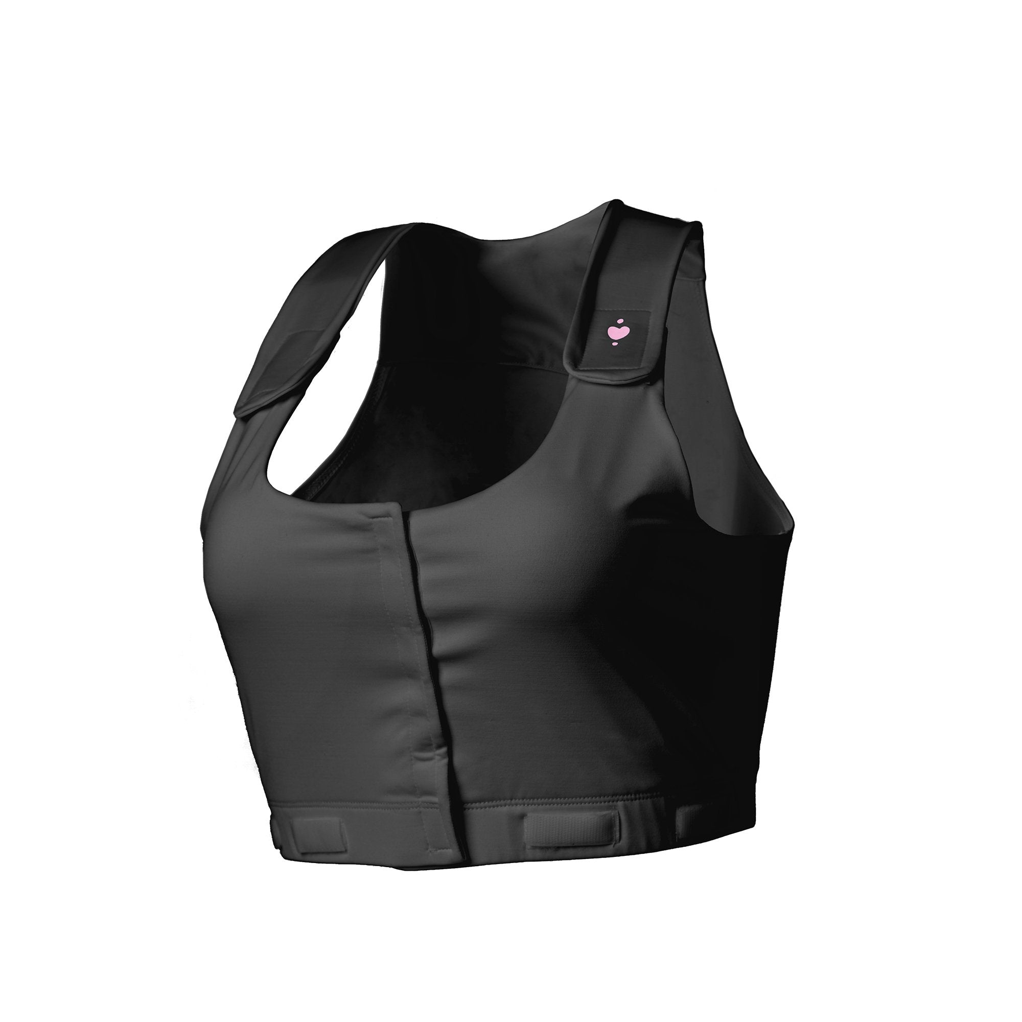 Larissa™ Post-Surgical Bra, Black, Medium