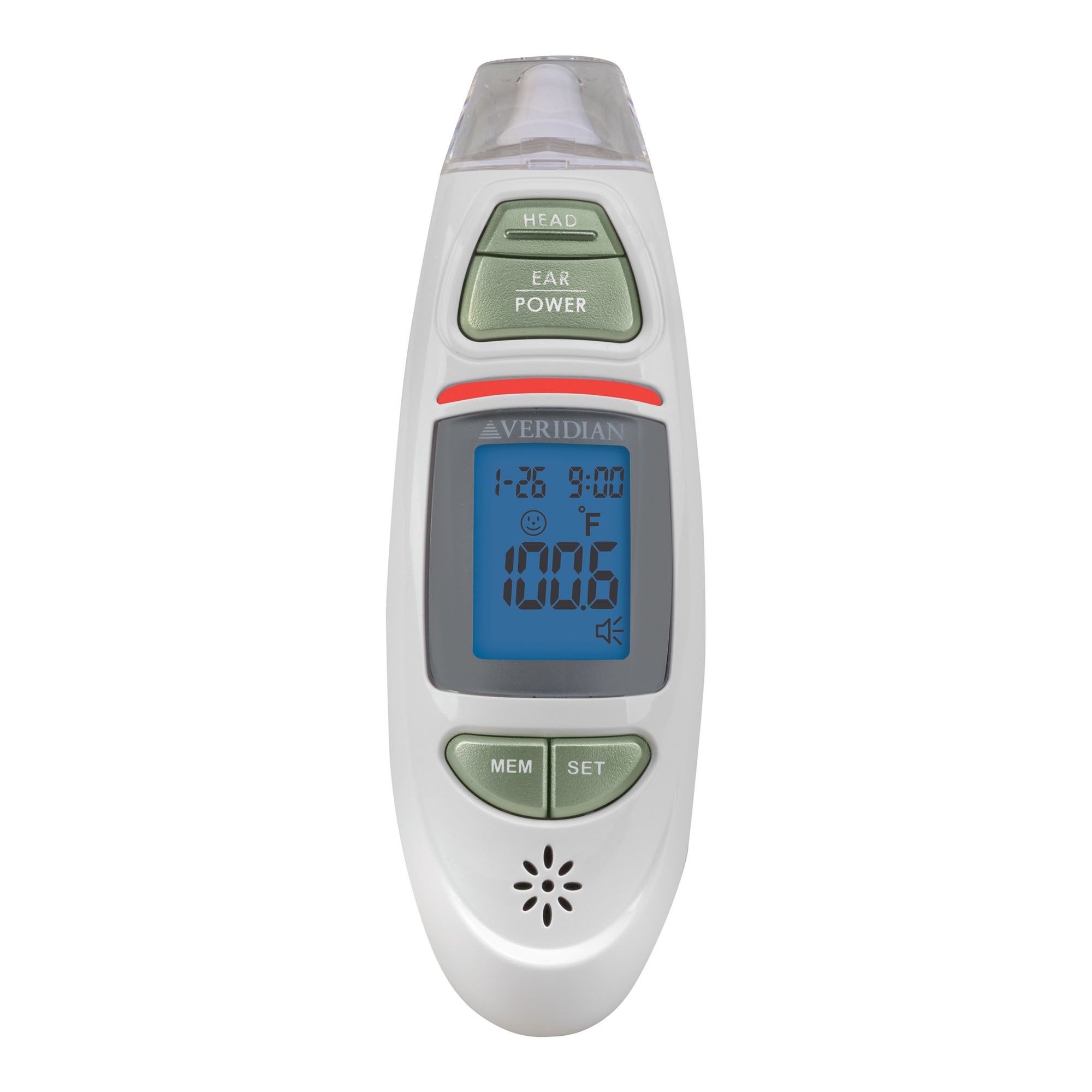 Non-Contact Skin Surface Thermometer Veridian Infrared Skin Probe Handheld - image 4