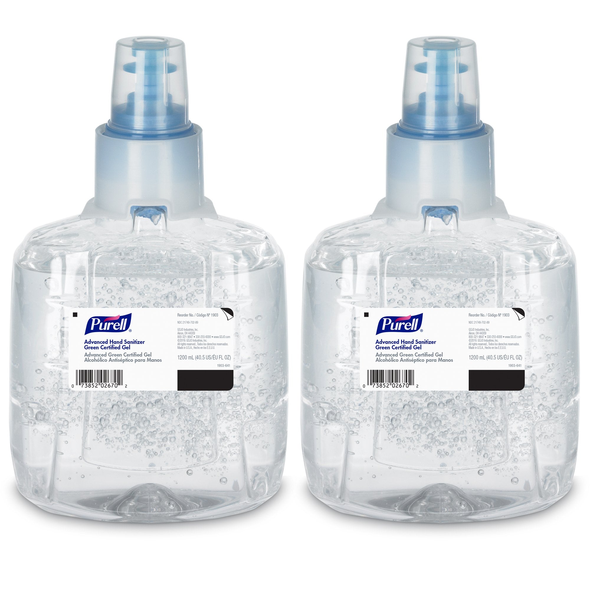 Hand Sanitizer Purell® Advanced 1,200 mL Ethyl Alcohol Gel Dispenser Refill Bottle - image 3