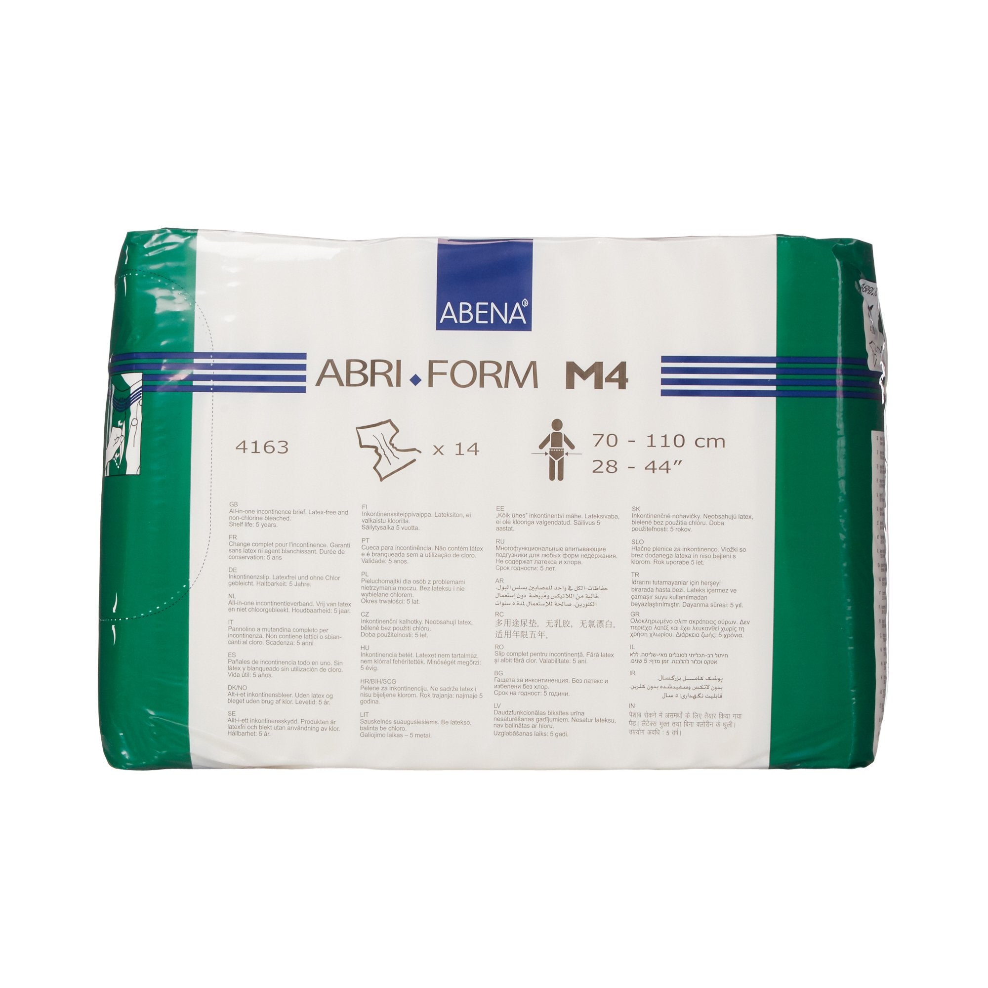 Incontinence Brief Abri-Form™ Comfort M4 Adult Medium Unisex Disposable Heavy Absorbency - image 3
