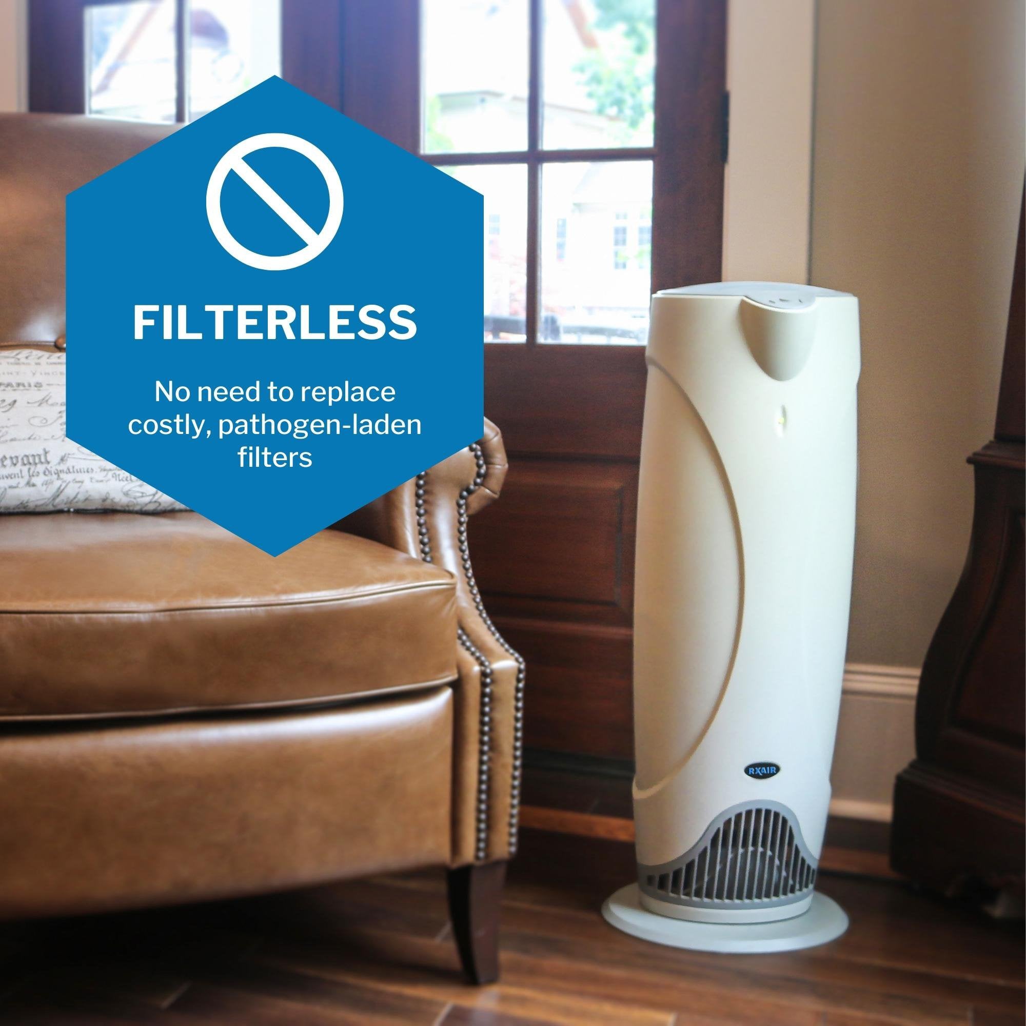 Air Purifier RxAir® 800 Square Feet 32 X 12-1/2 X 9-1/2 Inch 120 V UltraViolet Light - image 7
