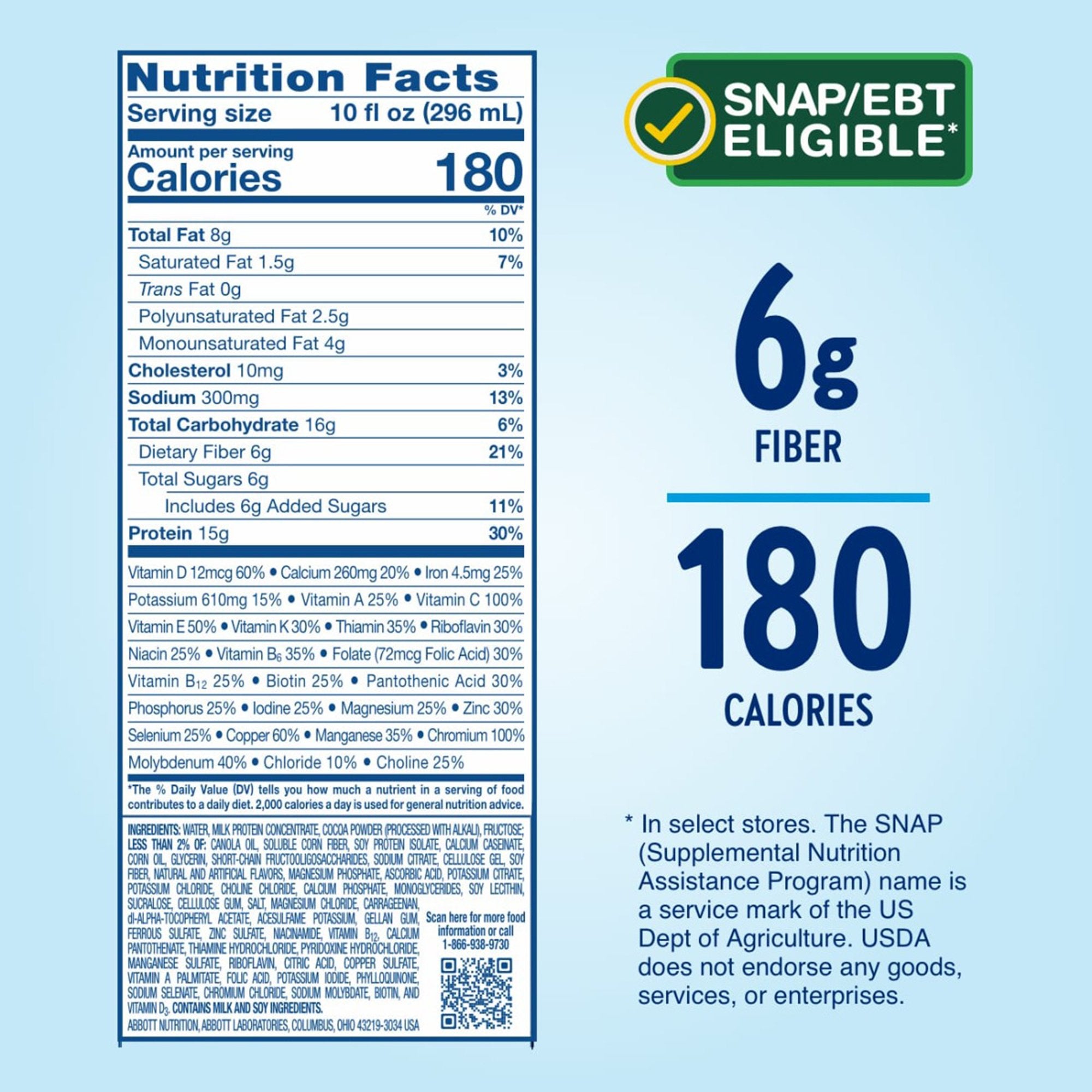 Oral Supplement Glucerna® Hunger Smart Shake Rich Chocolate Flavor Liquid 10 oz. Bottle - image 2