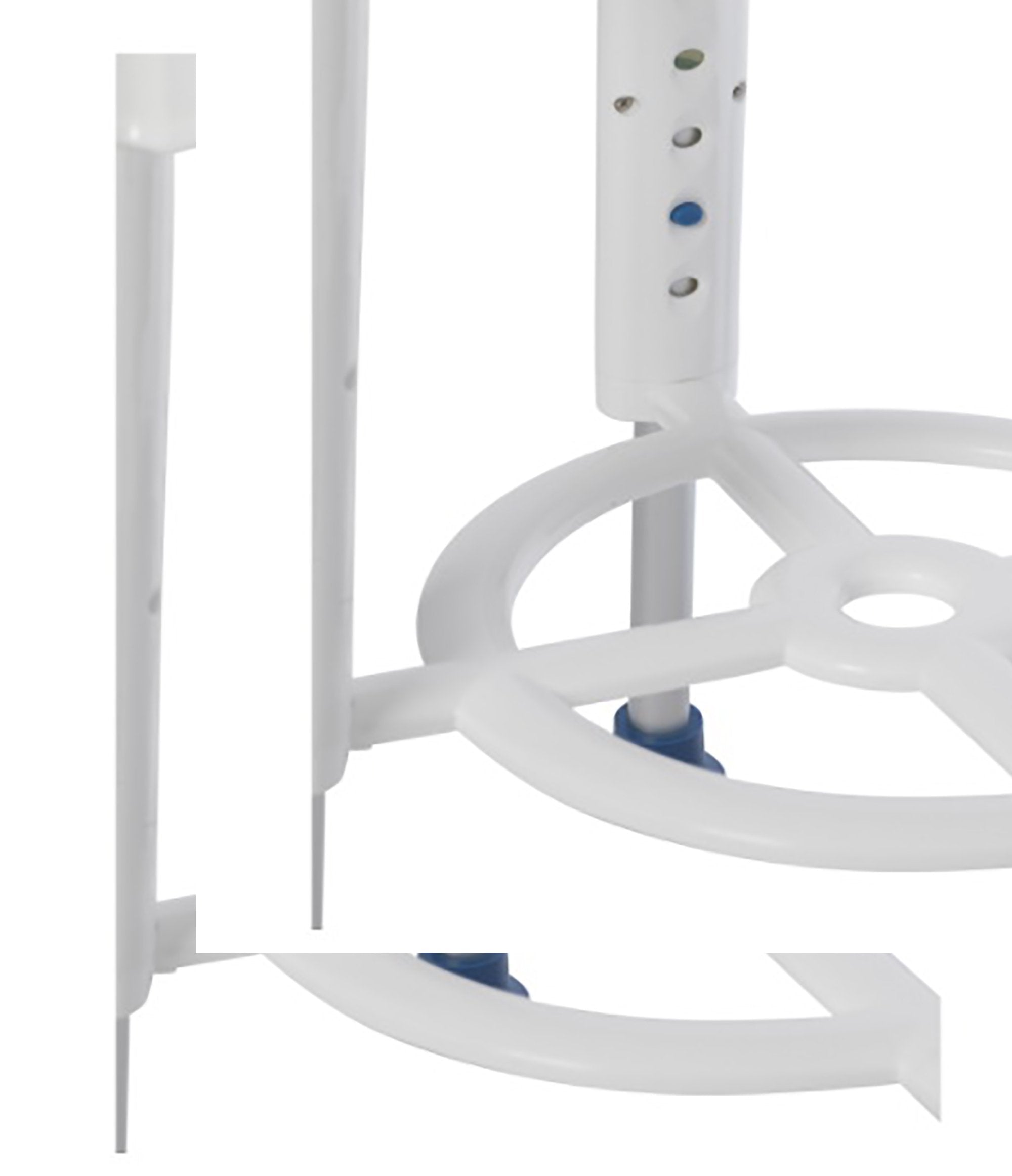 Shower Stool drive™ Without Arms Plastic Frame Without Backrest 14 Inch Seat Width 450 lbs. Weight Capacity - image 2