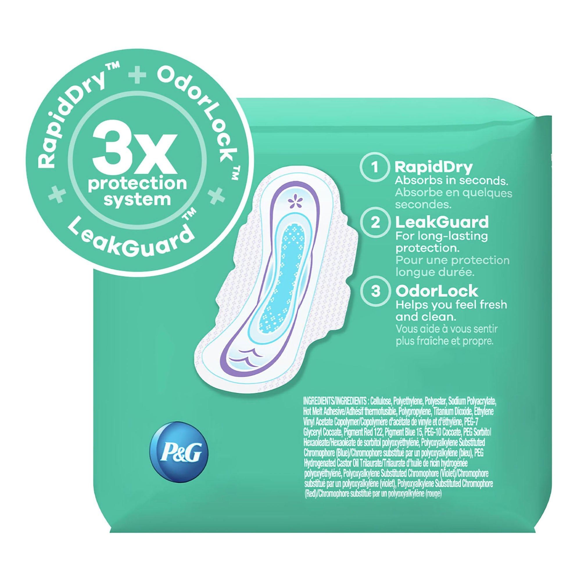 Feminine Pad Always® Ultra Thin With Wings Super Absorbency - image 2