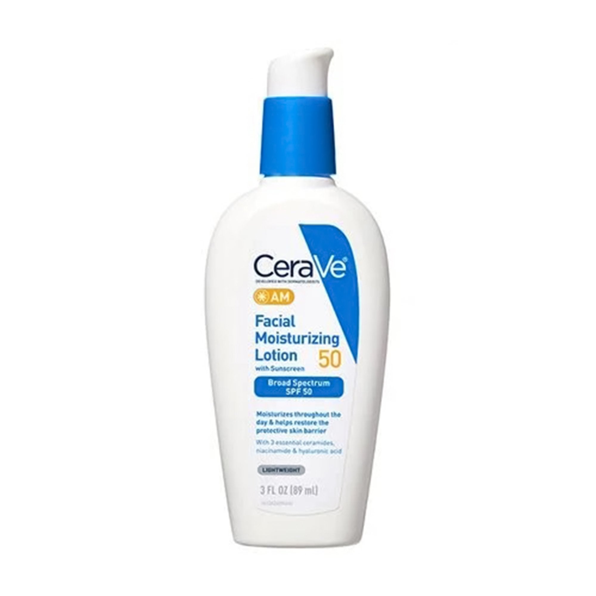 Facial Moisturizer with Sunscreen CeraVe® AM 3 oz. Bottle Unscented Lotion - image 3