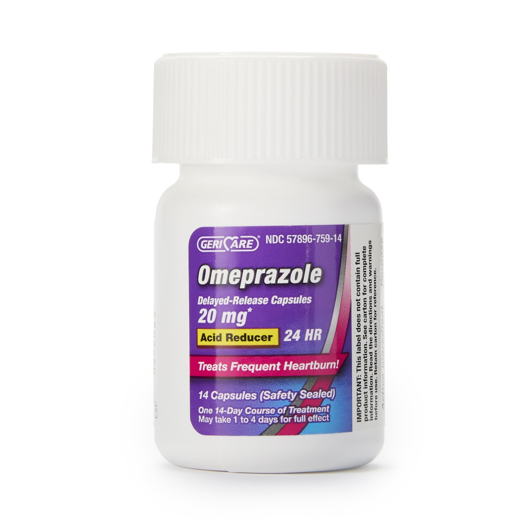 Antacid Geri-Care® 20.6 mg Strength Delayed-Release Capsule 42 per Box - image 2