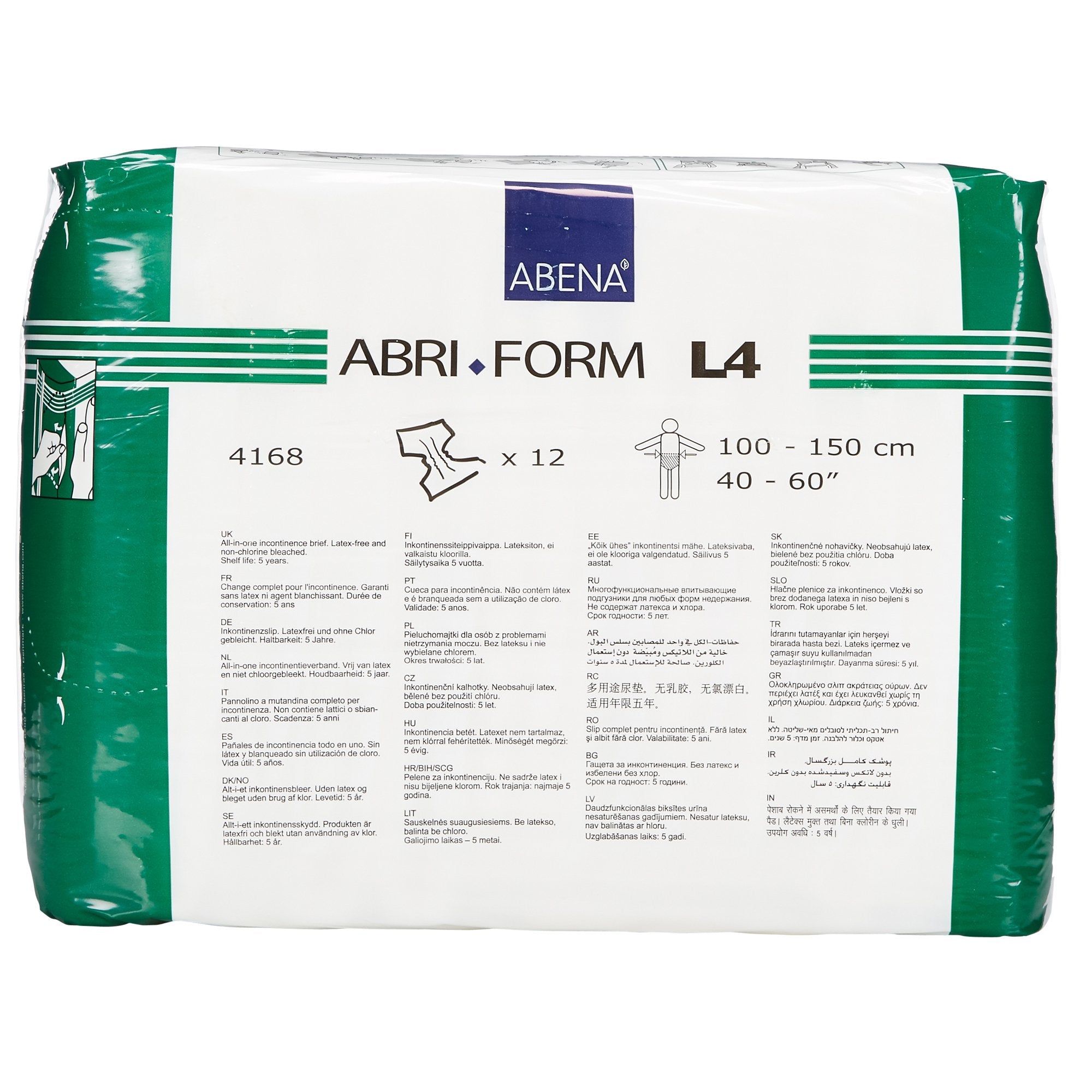 Incontinence Brief Abri-Form™ Comfort L4 Adult Large Unisex Disposable Heavy Absorbency - image 3