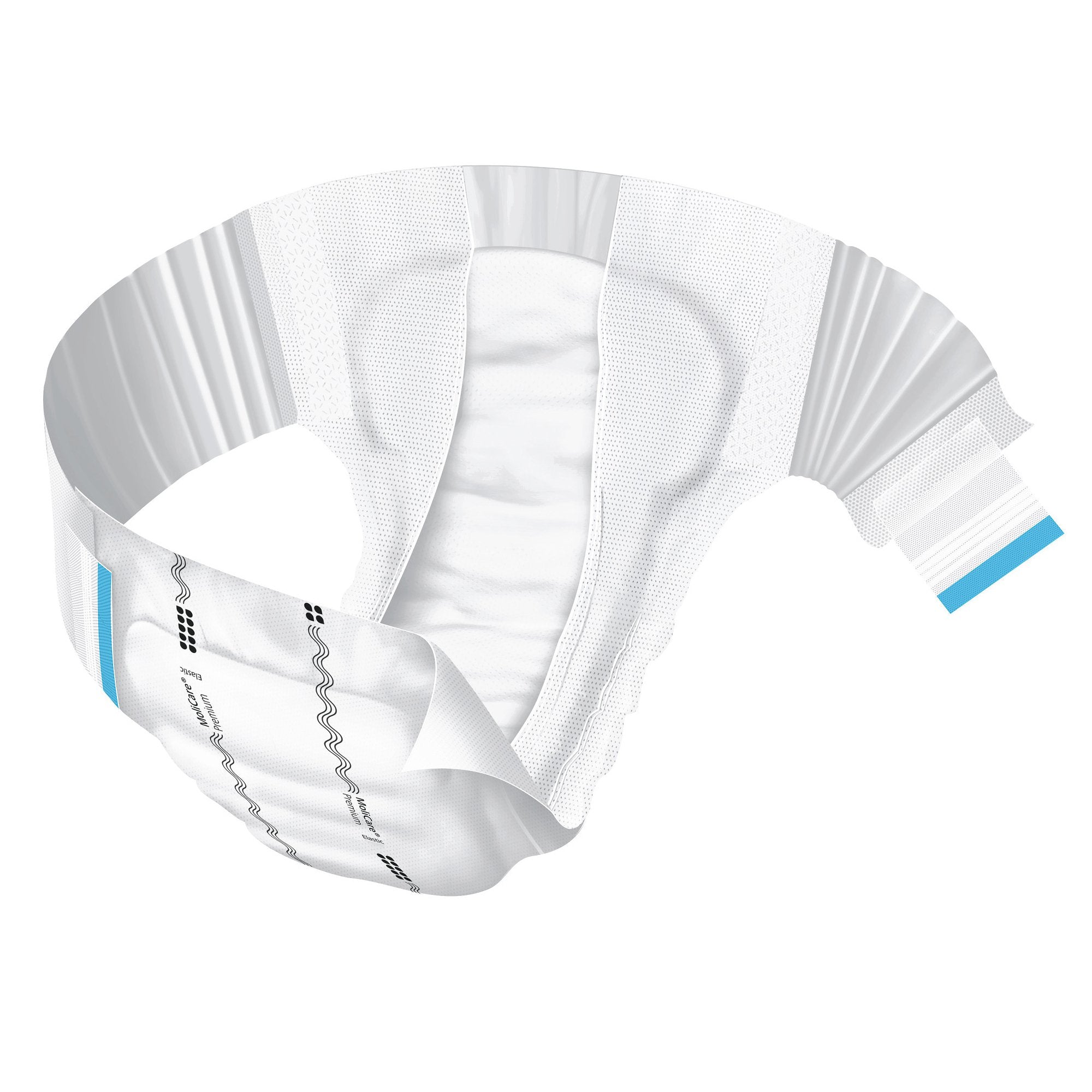 Incontinence Brief MoliCare® Premium Elastic 10D Adult Small Unisex Disposable Heavy Absorbency - image 2