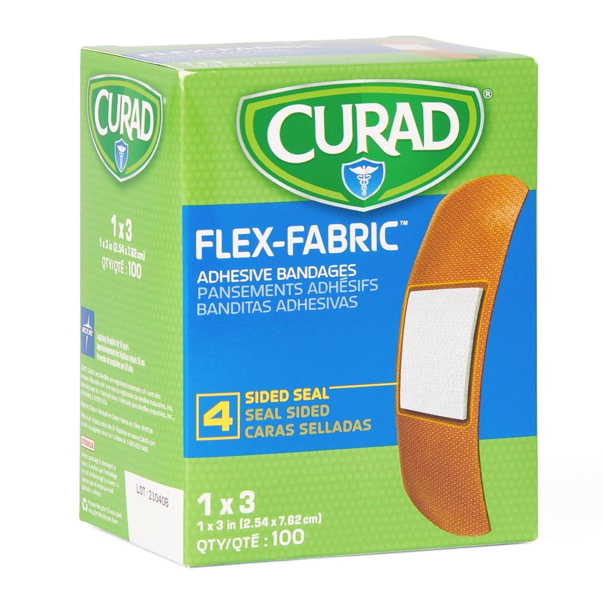 Adhesive Strip Comfort Cloth® Fabric Tan 1 X 3 Inch Sterile - image 2