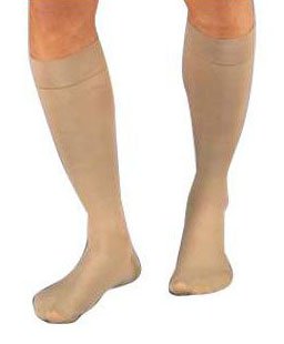 Compression Stocking Jobst® Relief Knee High X-Large / Full Calf Beige Closed Toe