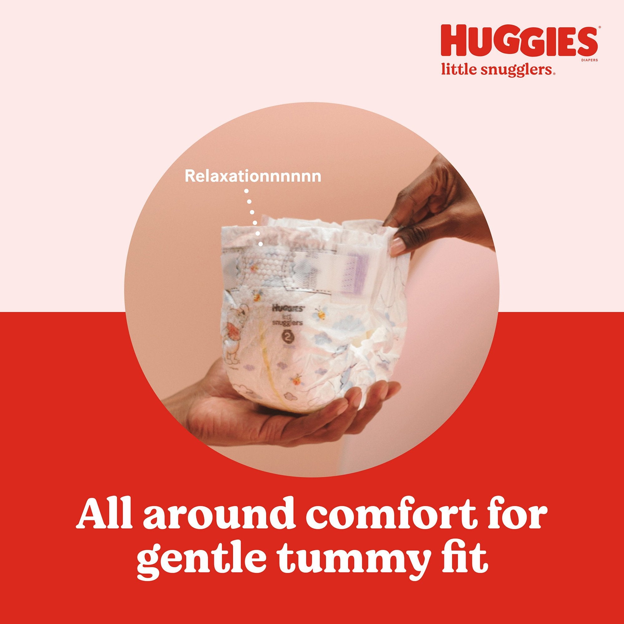 Unisex Baby Diaper Huggies® Little Snugglers Micro Preemie Disposable Heavy Absorbency - image 2