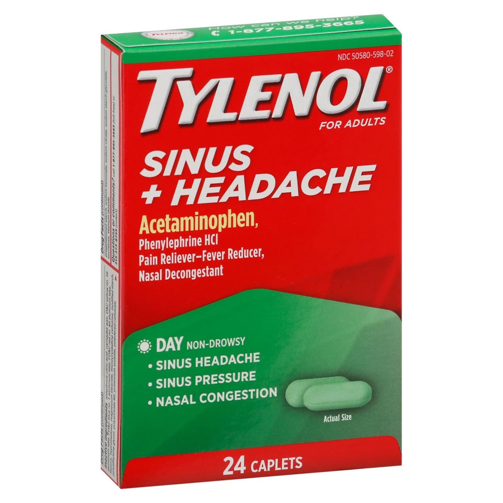 Tylenol® Sinus + Headache Caplets Day