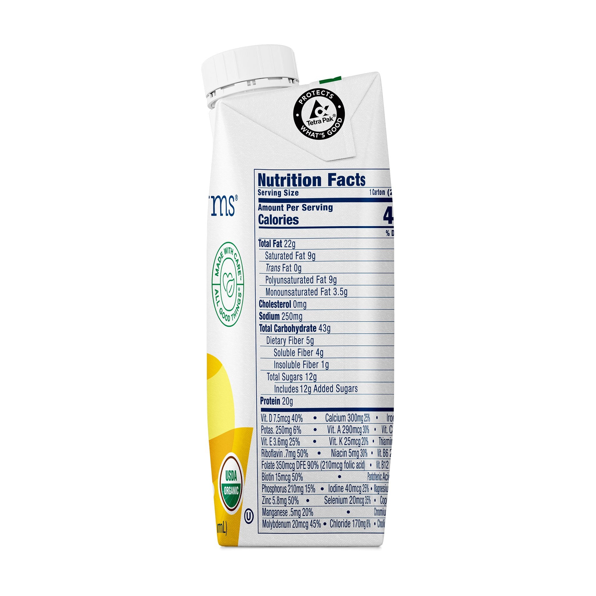 Oral Supplement Kate Farms Renal Support 1.8 Vanilla Flavor Liquid 8.45 oz. Carton - image 4