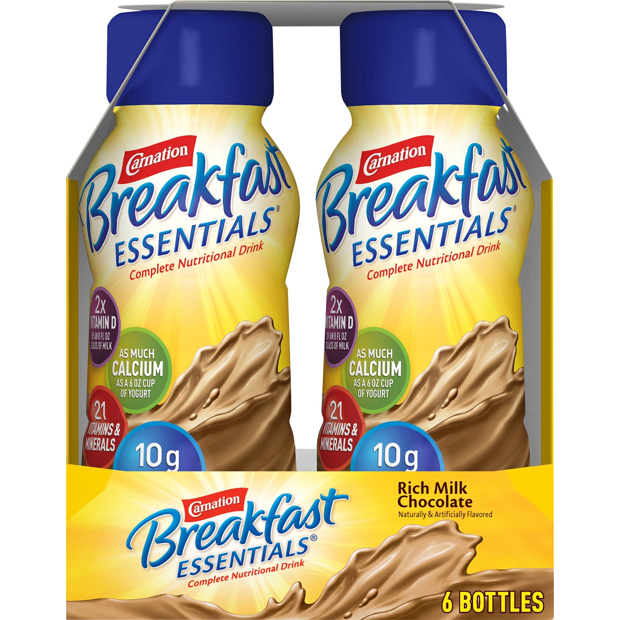 Oral Supplement Carnation Breakfast Essentials® Rich Milk Chocolate Flavor Liquid 8 oz. Bottle - image 6