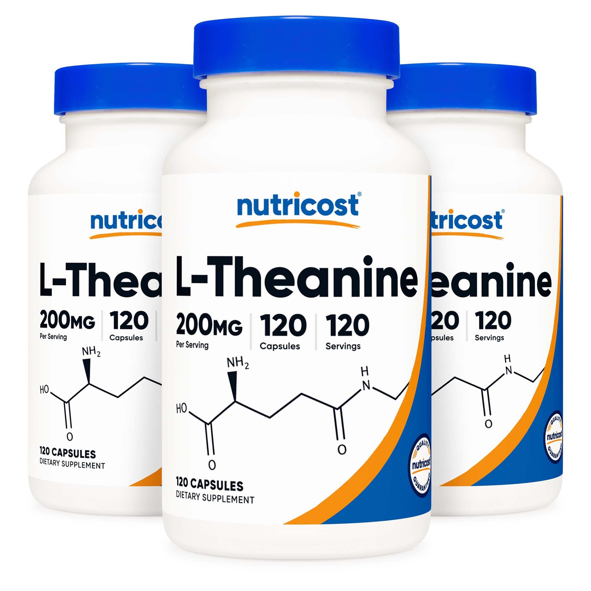 Dietary Supplement nutricost® L-Theanine 200 mg Strength Capsule 120 Per Bottle - image 2