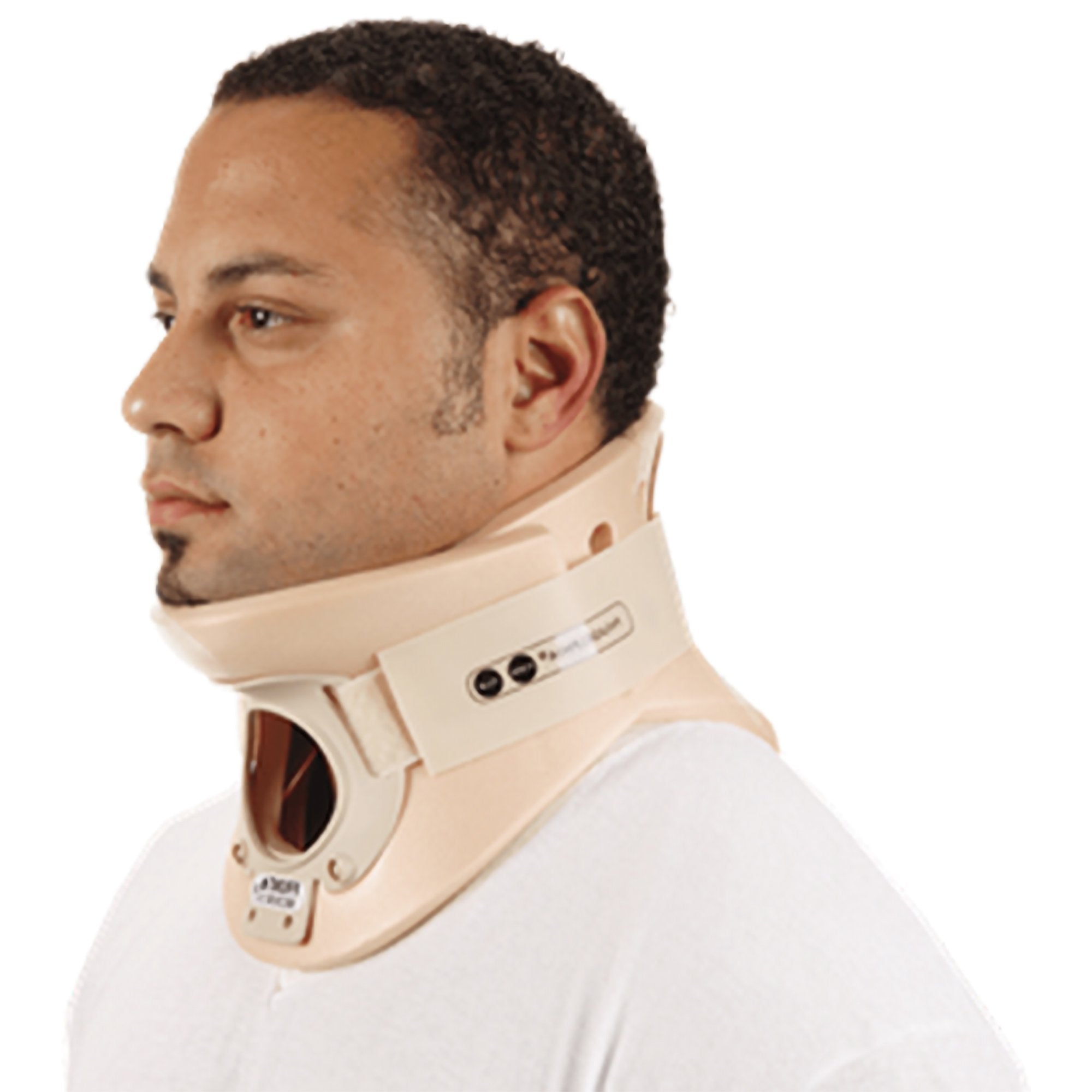 Rigid Cervical Collar Ossur® Philadelphia® Preformed Adult Medium Two-Piece / Trachea Opening 3-1/4 Inch Height 13 to 16 Inch Neck Circumference - image 4
