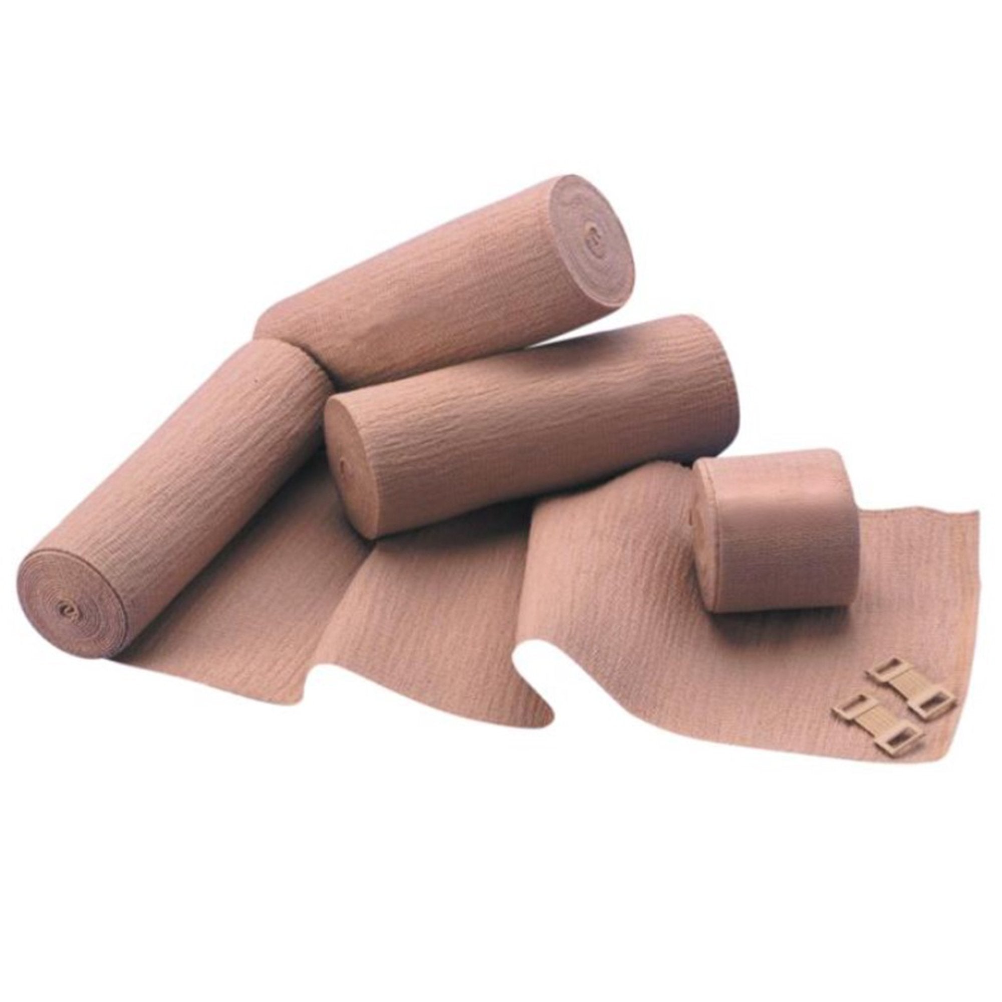 Elastic Bandage Flex-Master™ 2 Inch X 5-1/2 Yard Clip Detached Closure Tan NonSterile Standard Compression