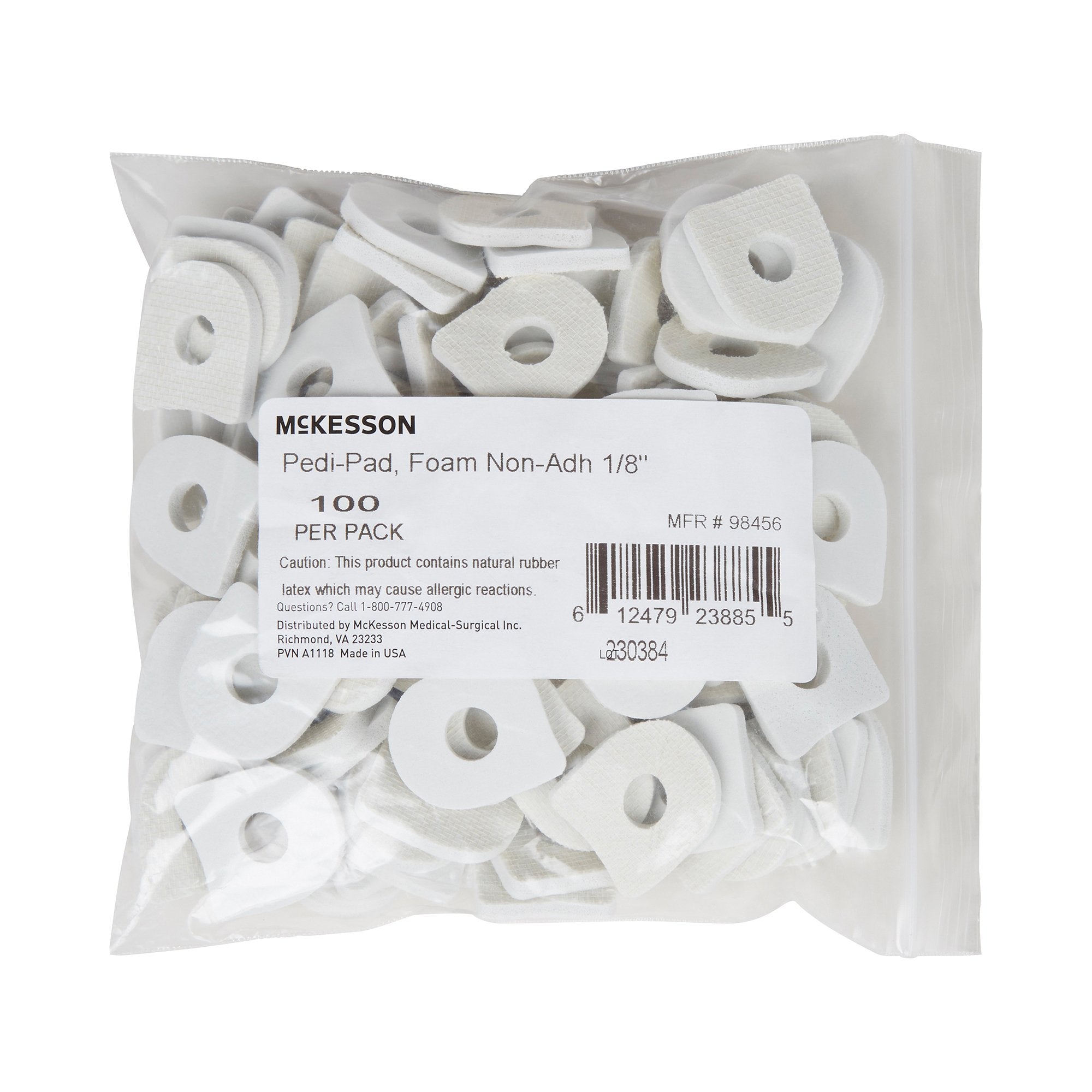 Corn Pad McKesson One Size Fits Most Non-Adhesive Foot