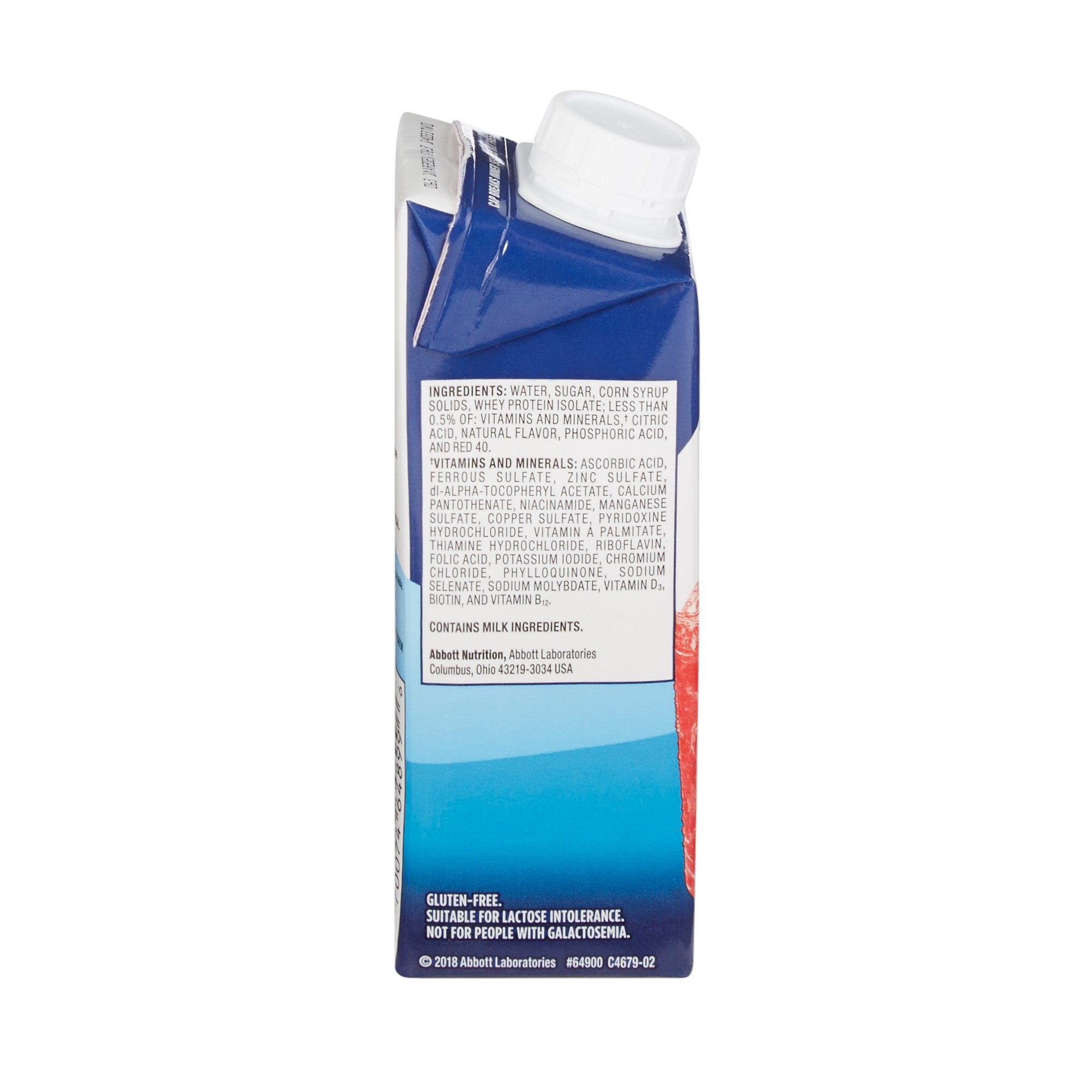 Oral Supplement Ensure® Clear Therapeutic Nutrition Mixed Berry Flavor Liquid 8 oz. Reclosable Carton - image 4