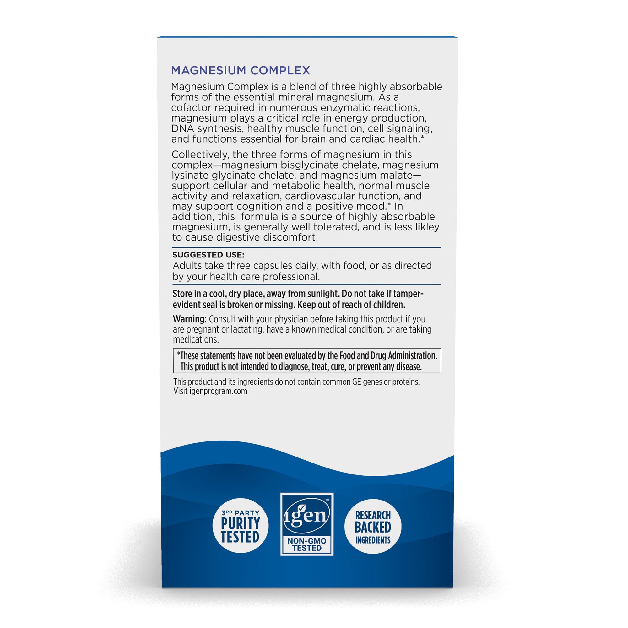 Dietary Supplement Nordic Naturals® Magnesium Complex Magnesium 225 mg Strength Capsule 90 per Bottle - image 6