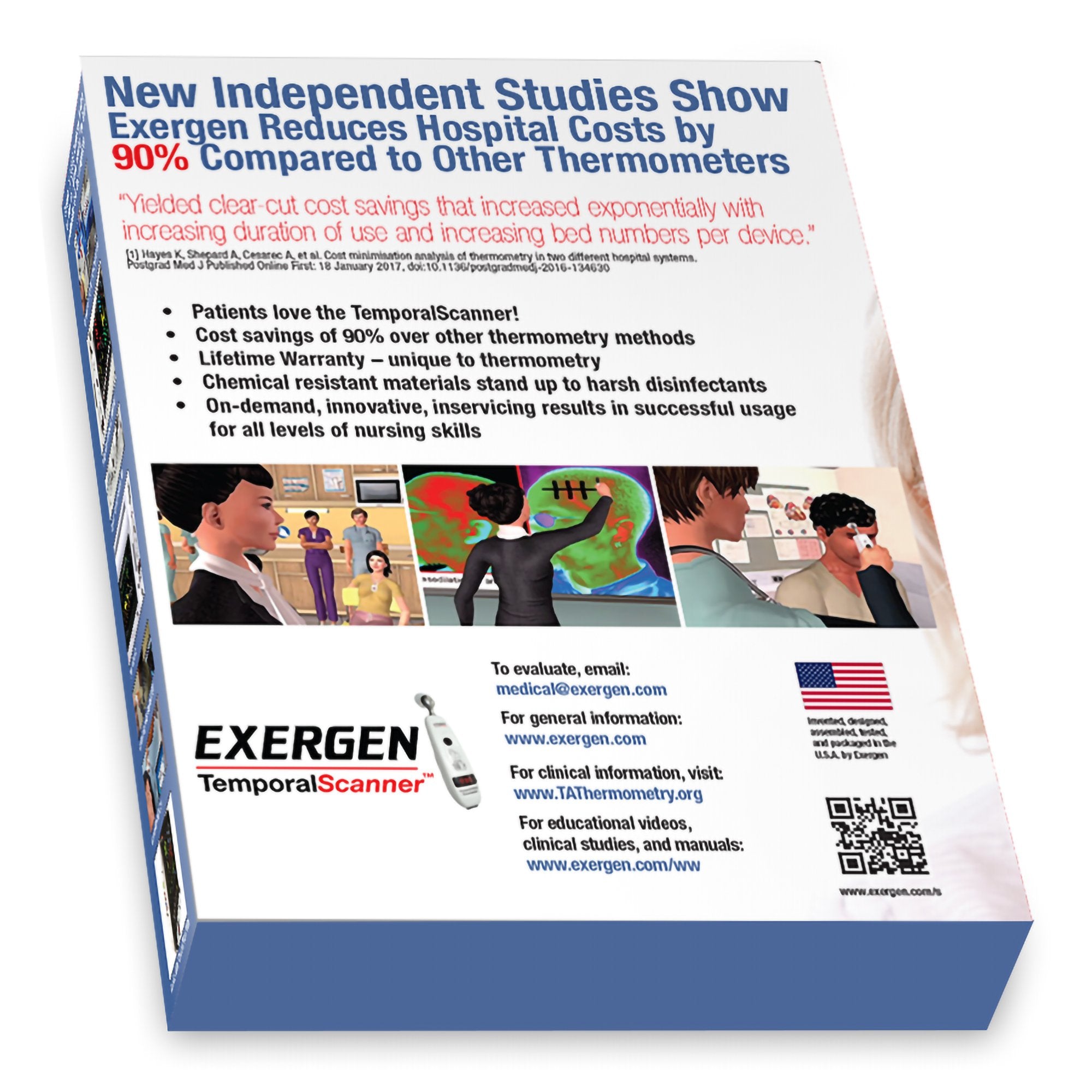 Temporal Contact Thermometer Temporal Scanner™ Temporal Probe Handheld - image 3