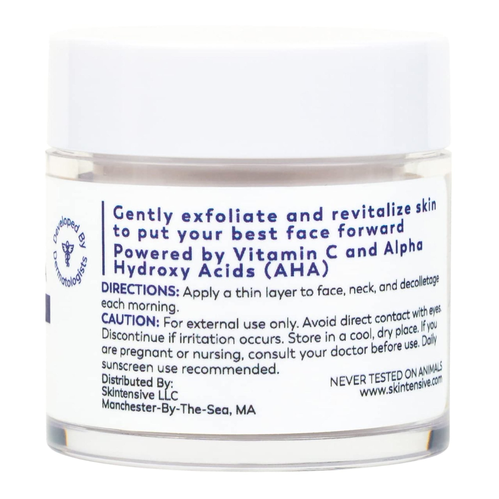 Facial Moisturizer Skintensive® Vitamin C + AHA Morning Ritual Cream 1.6 oz. Jar Unscented Cream - image 3