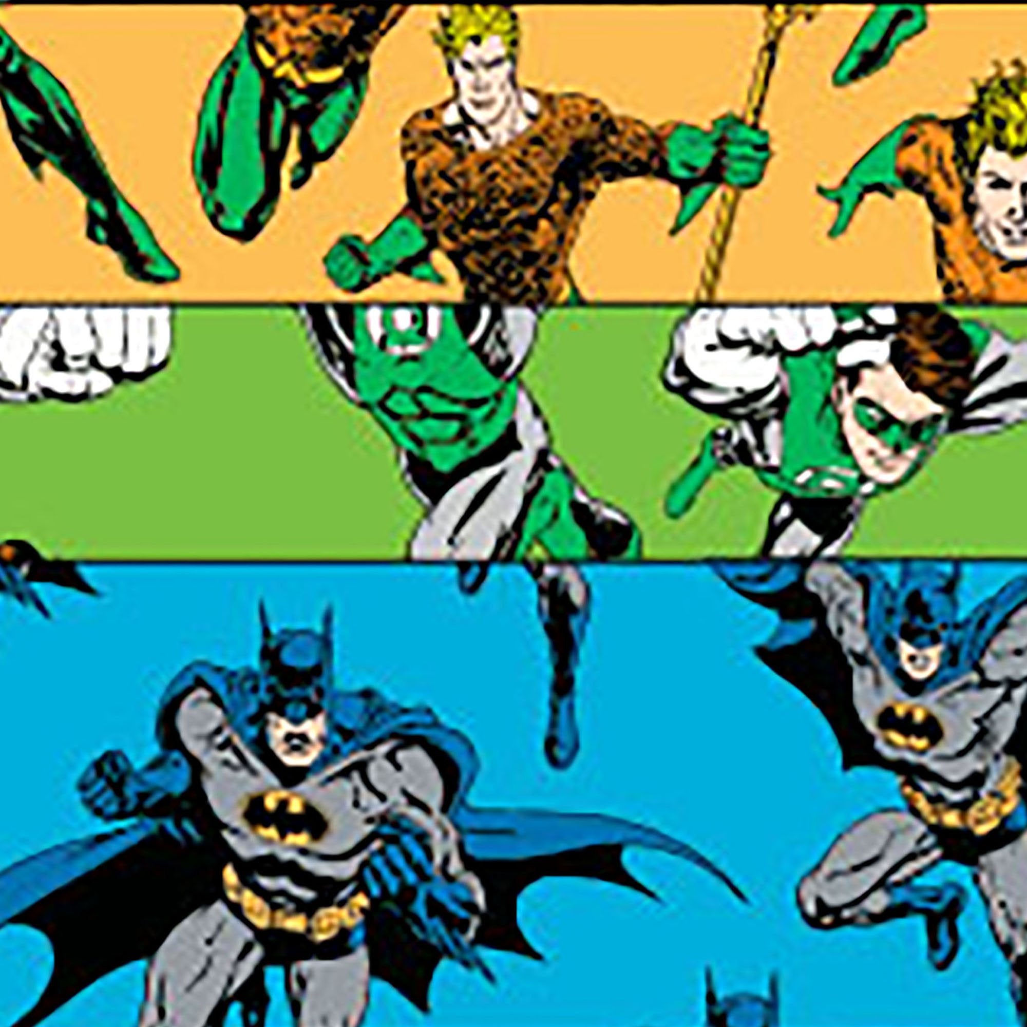 American® White Cross Stat Strip® Batman/Aquaman/Green Lantern Design Adhesive Strip, ¾ x 3 Inch (1 Unit)