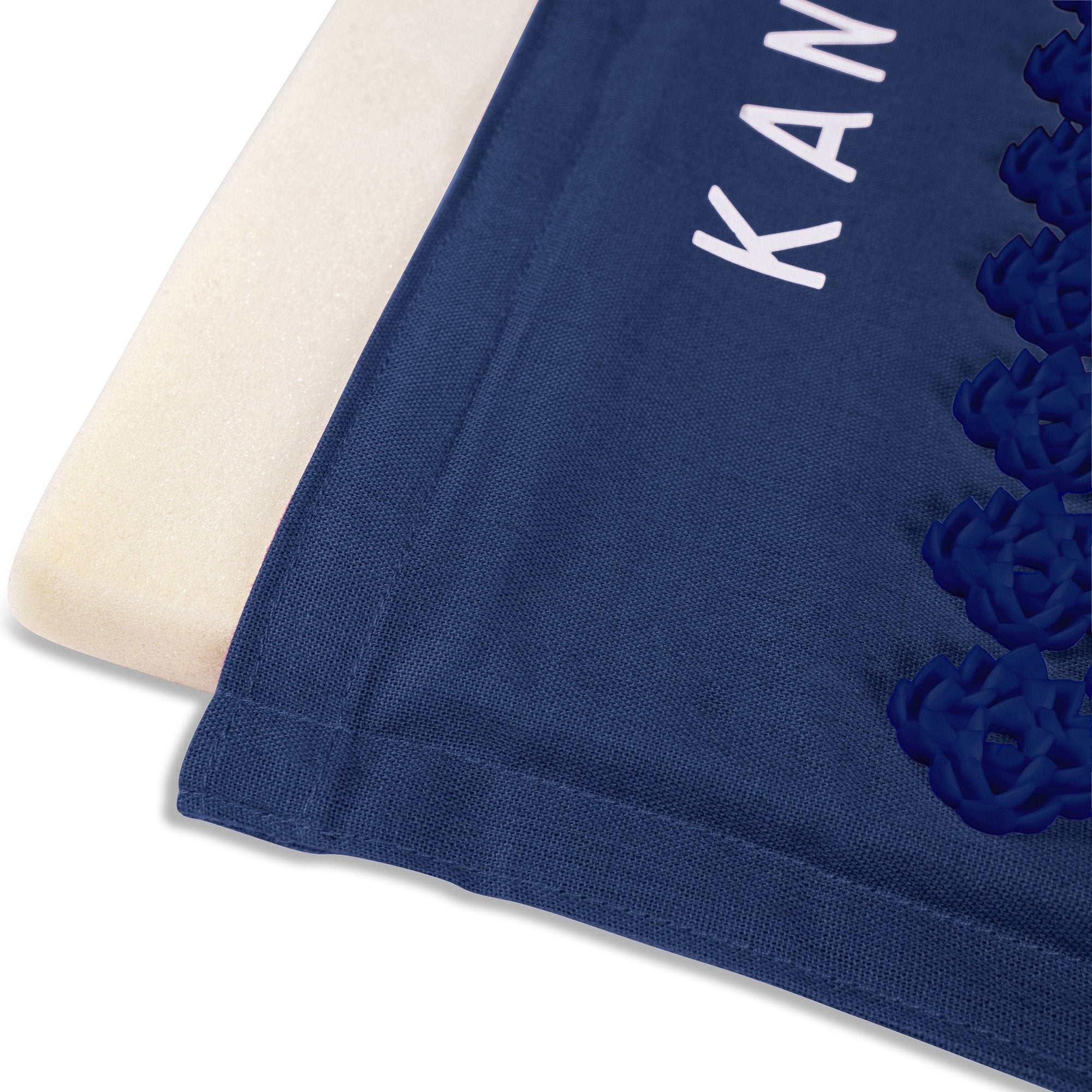 Kanjo Memory Foam Accupressure Mat Set, Dark Blue (1 Unit)