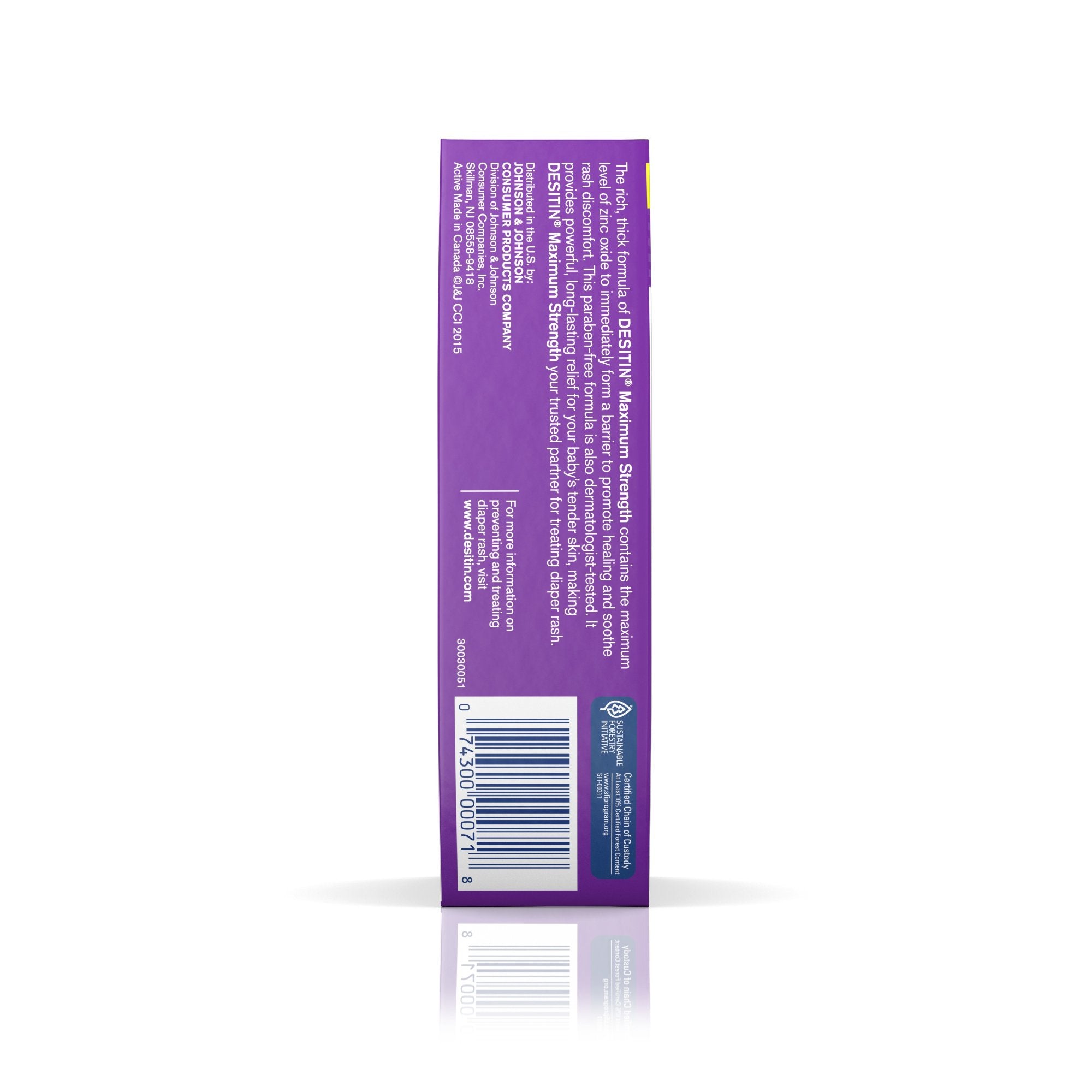 Diaper Rash Treatment Desitin® Maximum Strength 4 oz. Tube Scented Paste - image 2