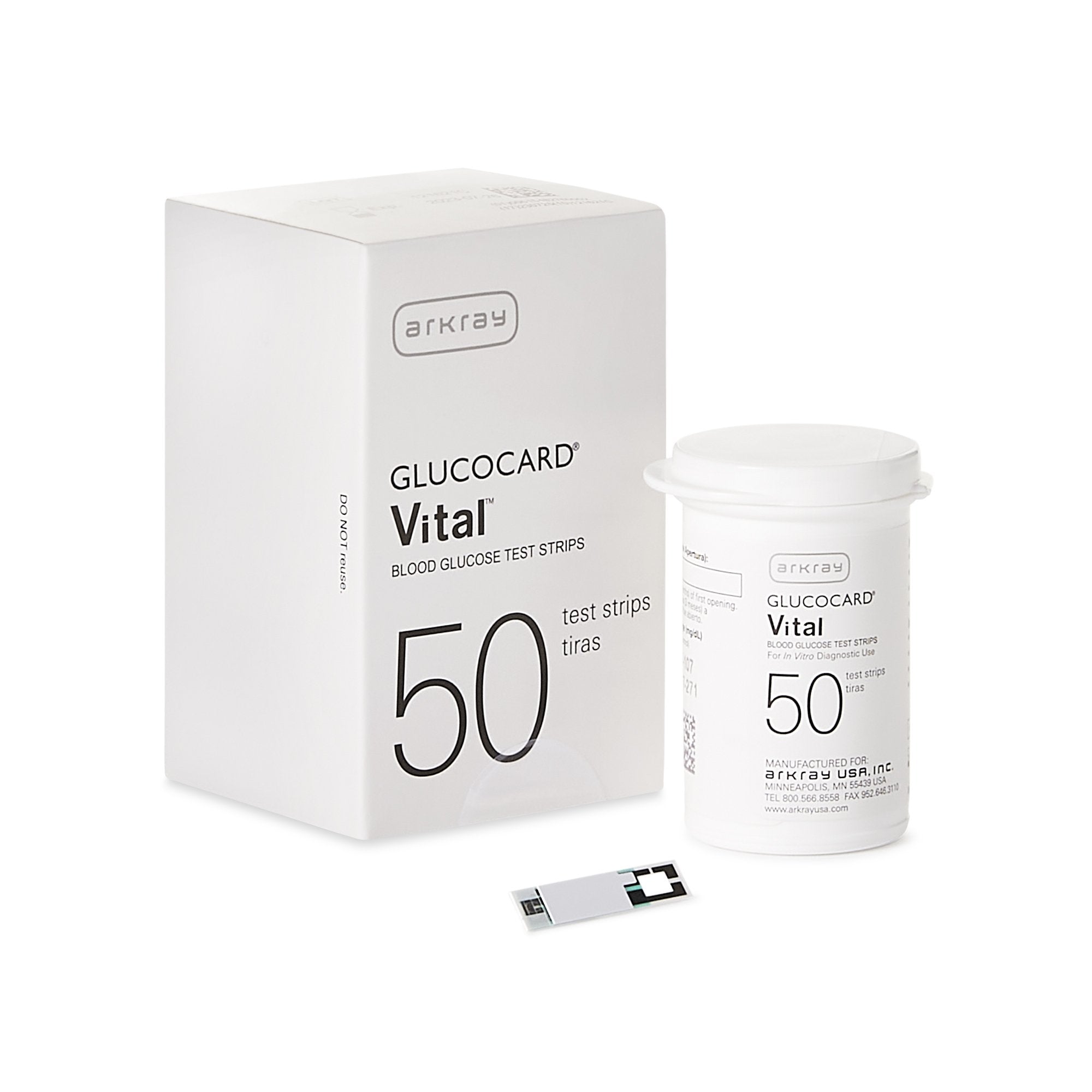 Blood Glucose Test Strips Glucocard® Vital™ 50 Strips per Pack For Glucocard Blood Glucose Monitoring Meter