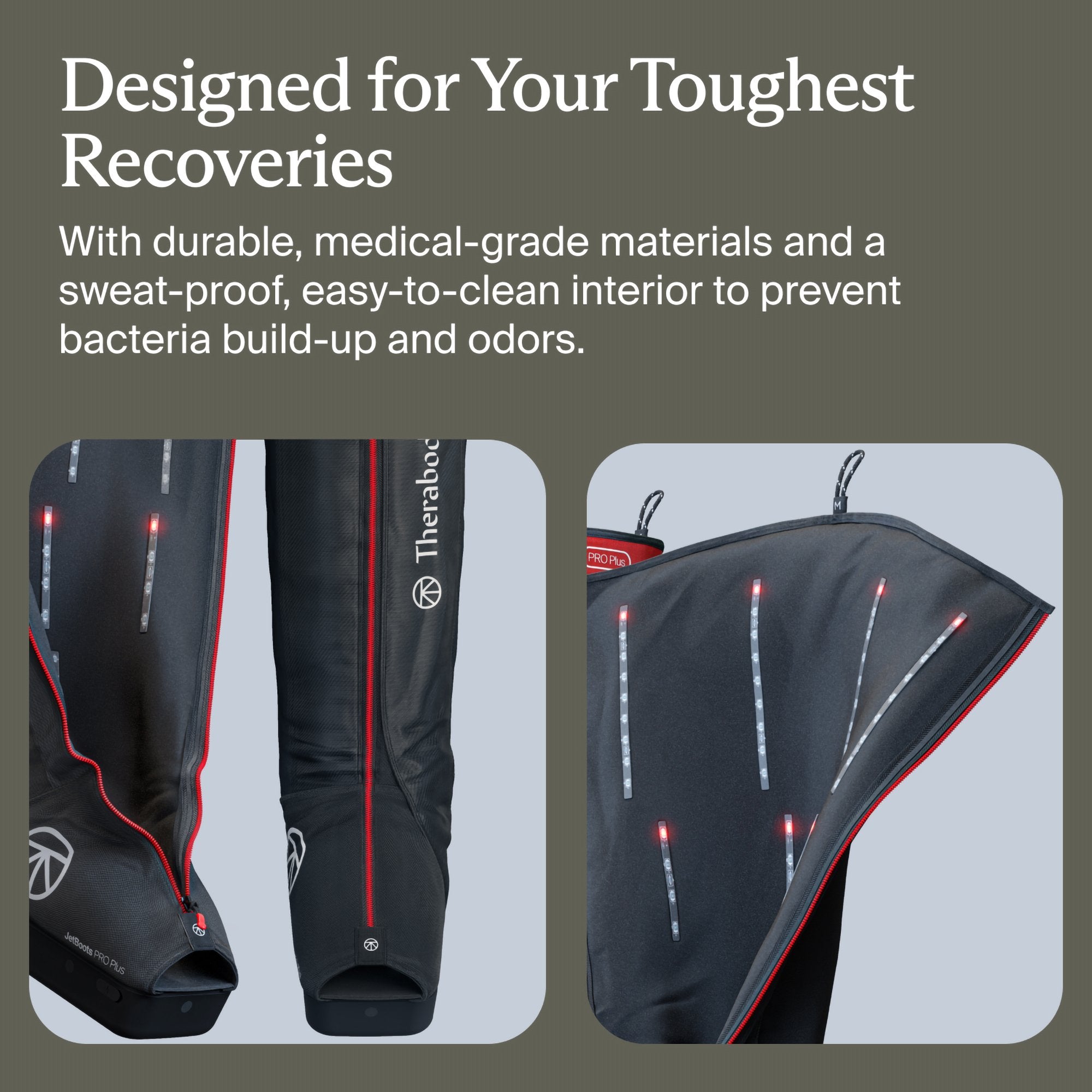 Compression Massage Garment & Control Unit RecoveryAir PRO JetBoots Regular Outseam: 31-1/2 to 37-1/2 Inch / Thigh Circumference: Up to 31-1/2 Inch - image 3