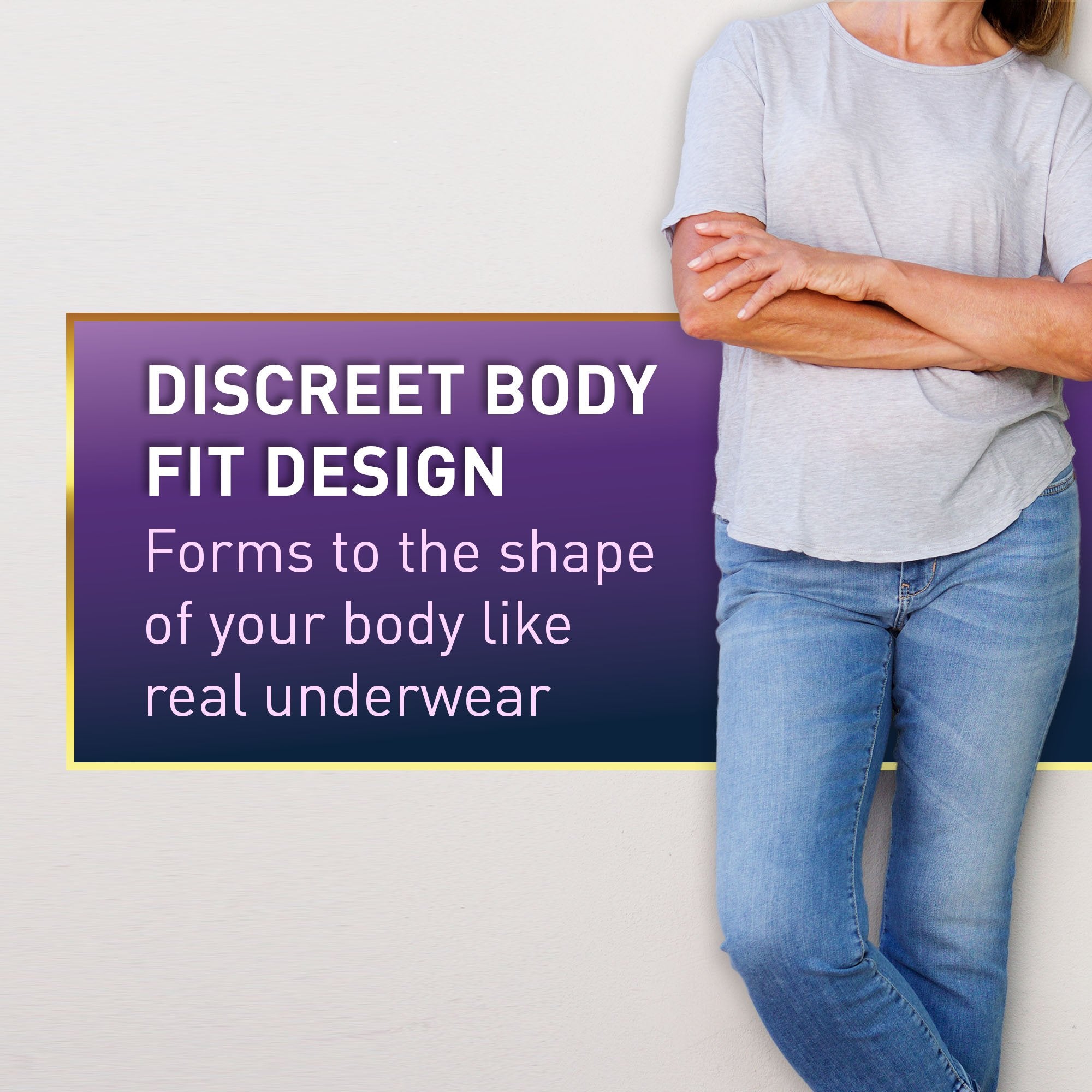 Absorbent Underwear McKesson Premium Discreet Heavy Pull On with Tear Away Seams Adult X-Large Female Disposable Heavy Absorbency - image 2