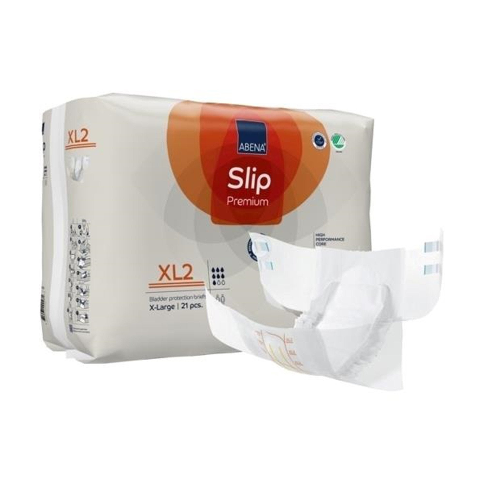 Incontinence Brief Abena® Slip Premium XL2 Adult X-Large Unisex Disposable Heavy Absorbency