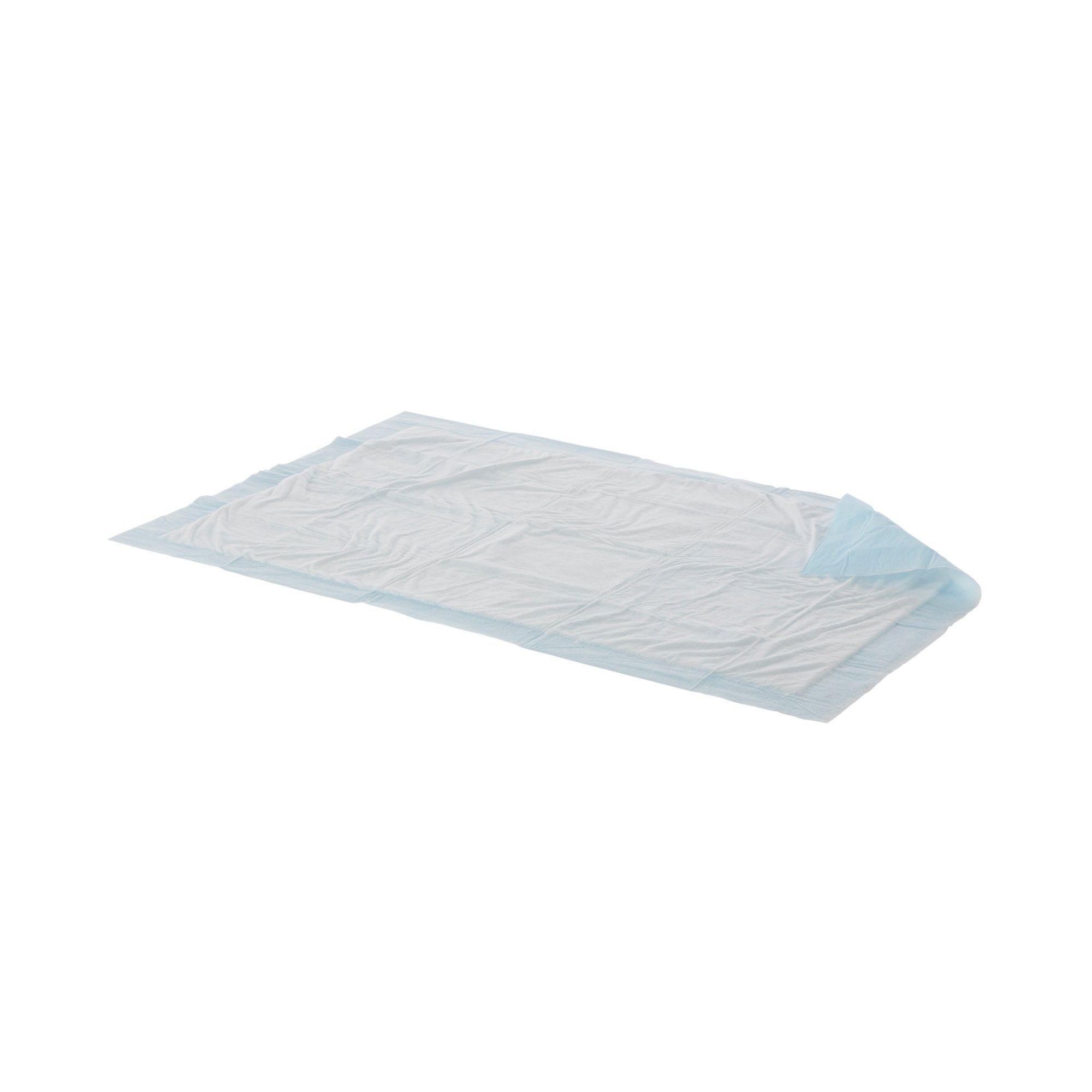 ProCare Incontinence Underpads: Moisture-Proof, Absorbent, 50-Pack, Blue