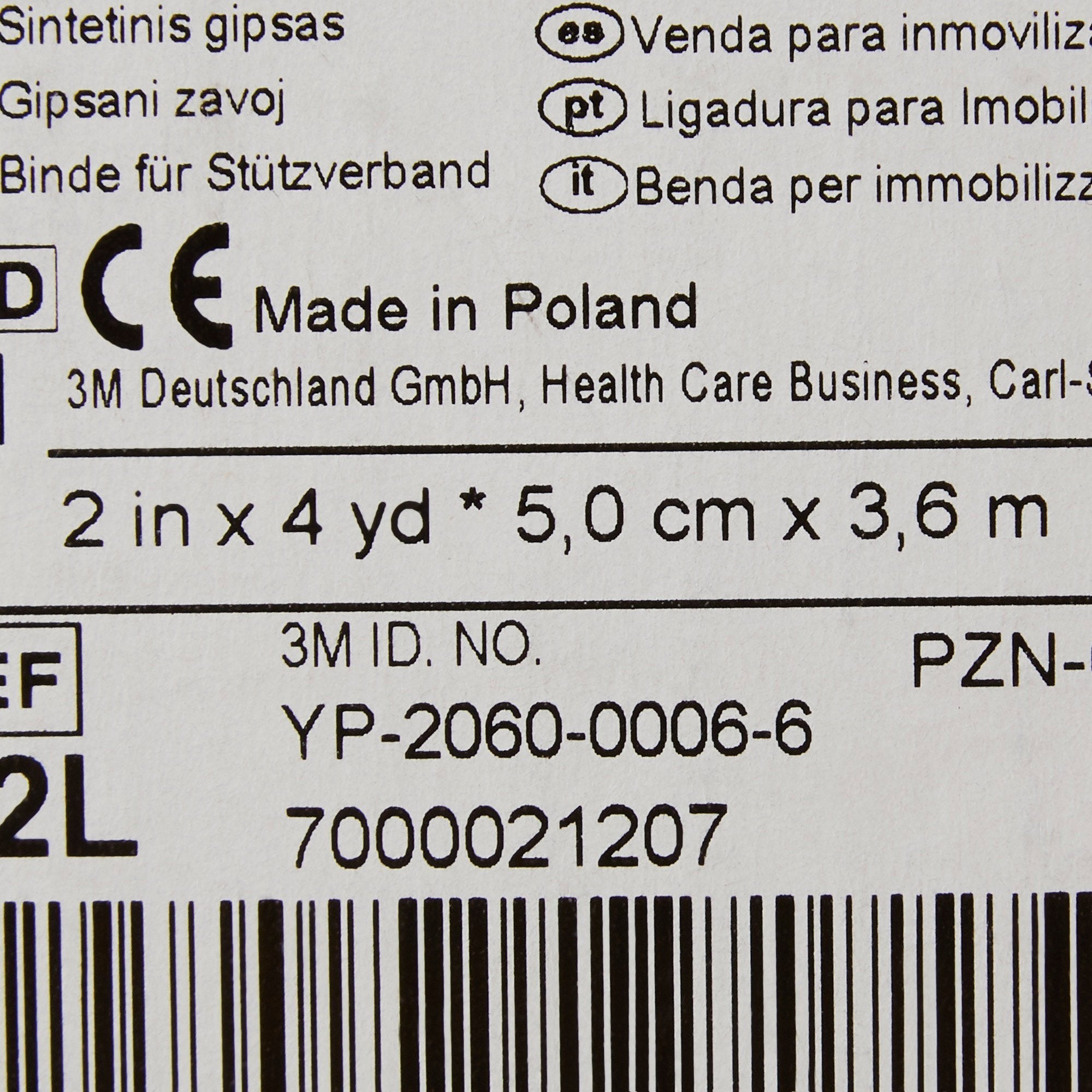 3M™ Scotchcast™ Plus Light Blue Cast Tape, 2 Inch x 4 Yard (10 Units)