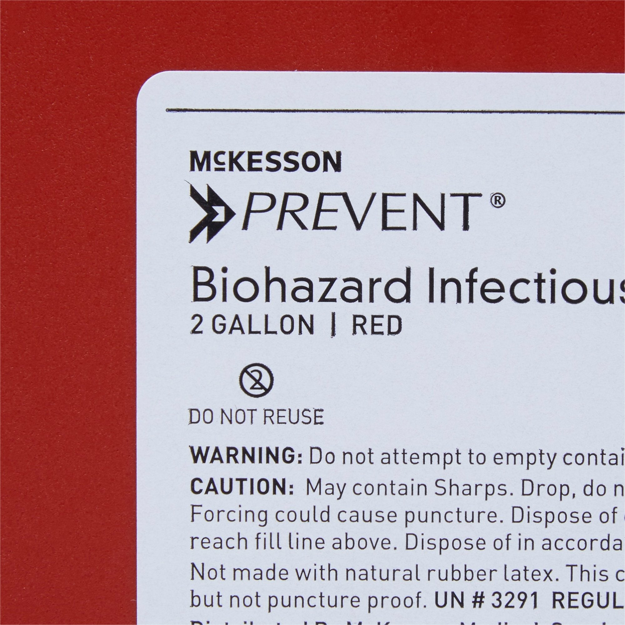 McKesson Prevent® 2 Gal Sharps Container - Secure & Puncture-Resistant